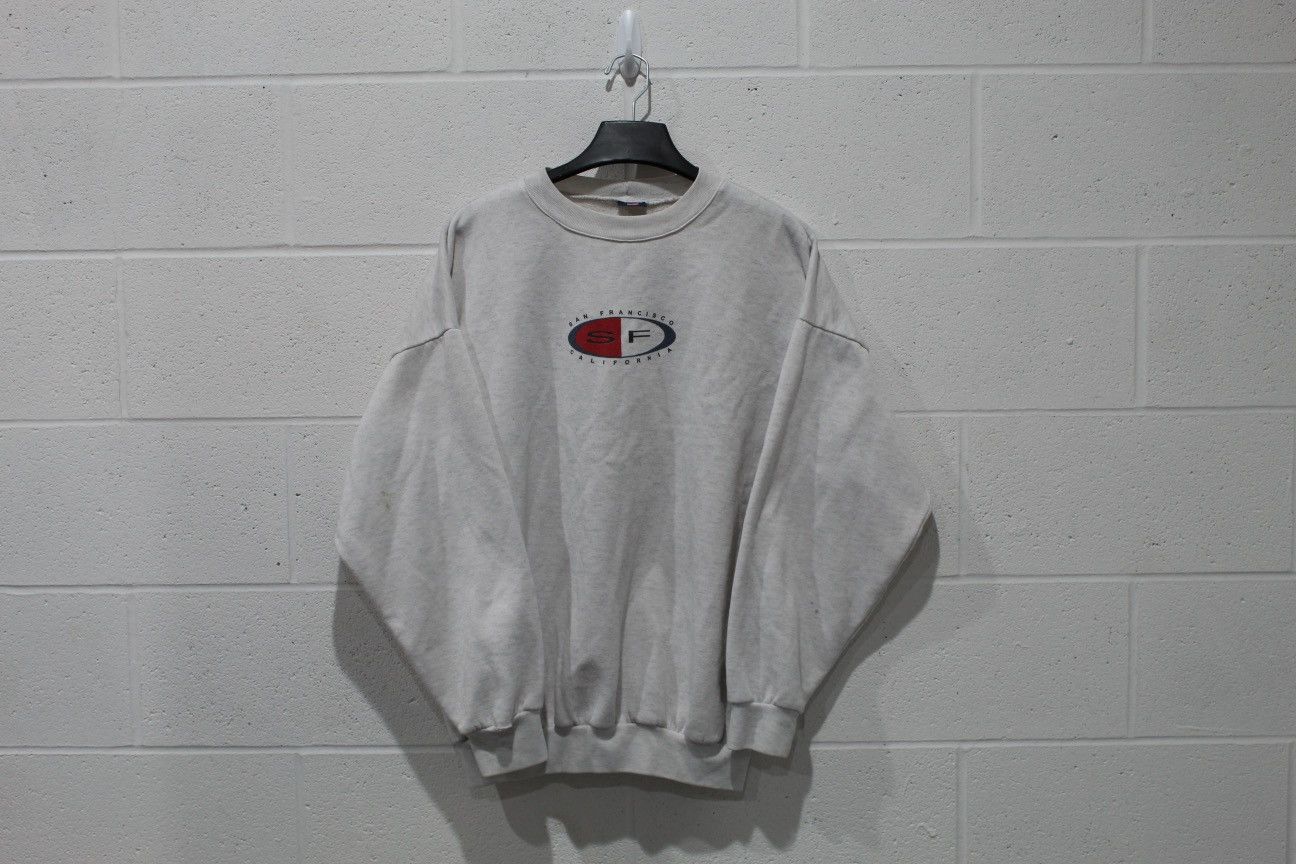 Vintage Vintage 1990s San Francisco California Crewneck Grey Size XL Size US XL / EU 56 / 4 - 1 Thumbnail