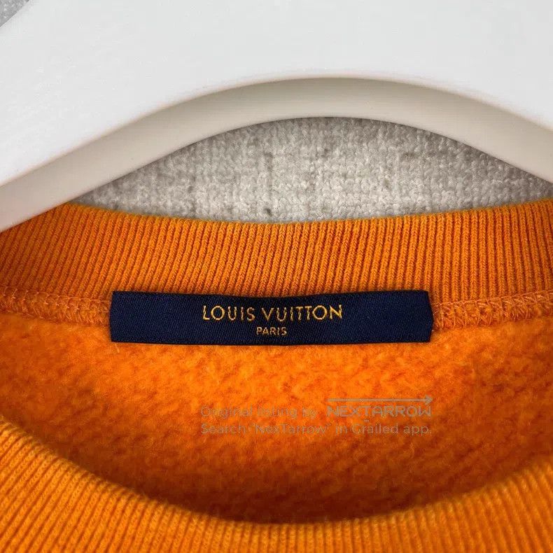 Louis Vuitton Louis Vuitton Full Logo jacquard and velvet crew neck swea Size US S / EU 44-46 / 1 - 4 Thumbnail
