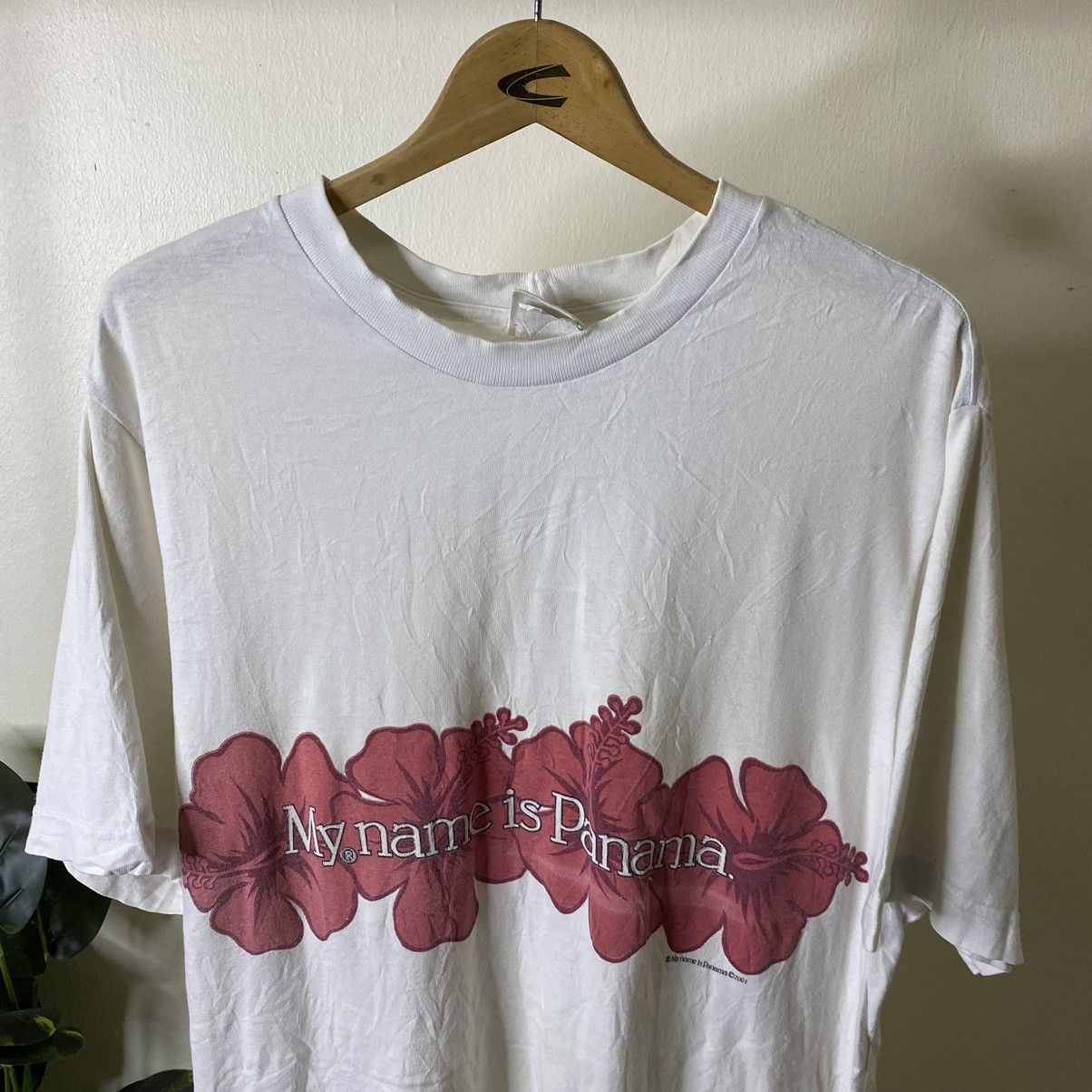 Other Vintage 2001 My Name Is Panama Hawaiian Motive Surf Style T Size US L / EU 52-54 / 3 - 2 Thumbnail