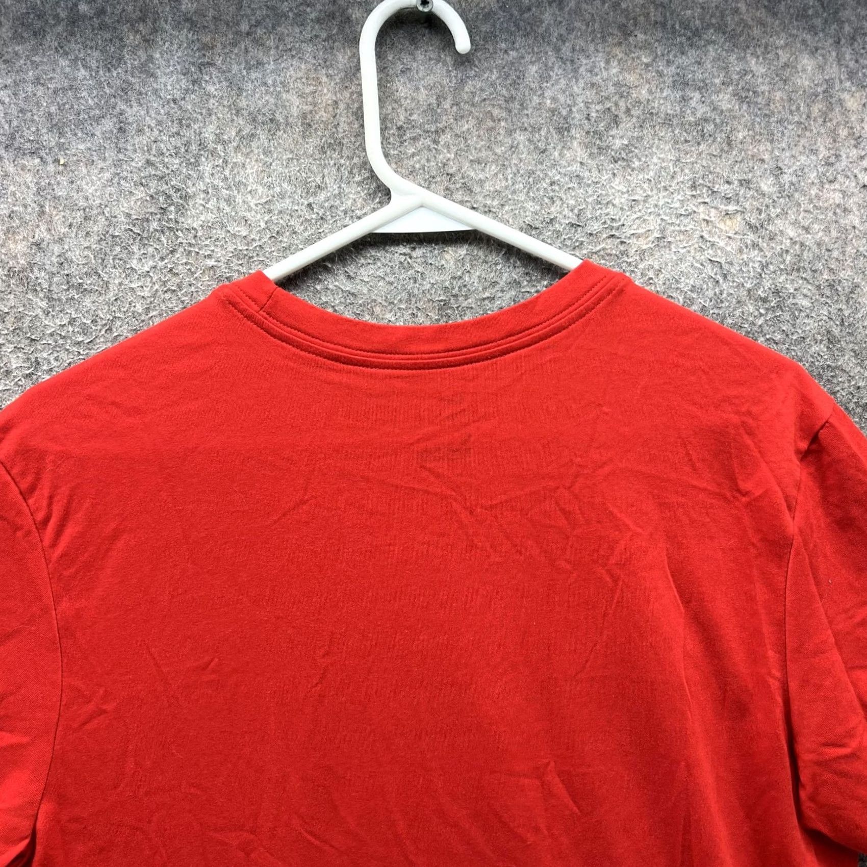 Nike Nike Baseball Shirt Mens Medium Red Dri-FIT Graphic Swoosh Tee Size US M / EU 48-50 / 2 - 7 Thumbnail
