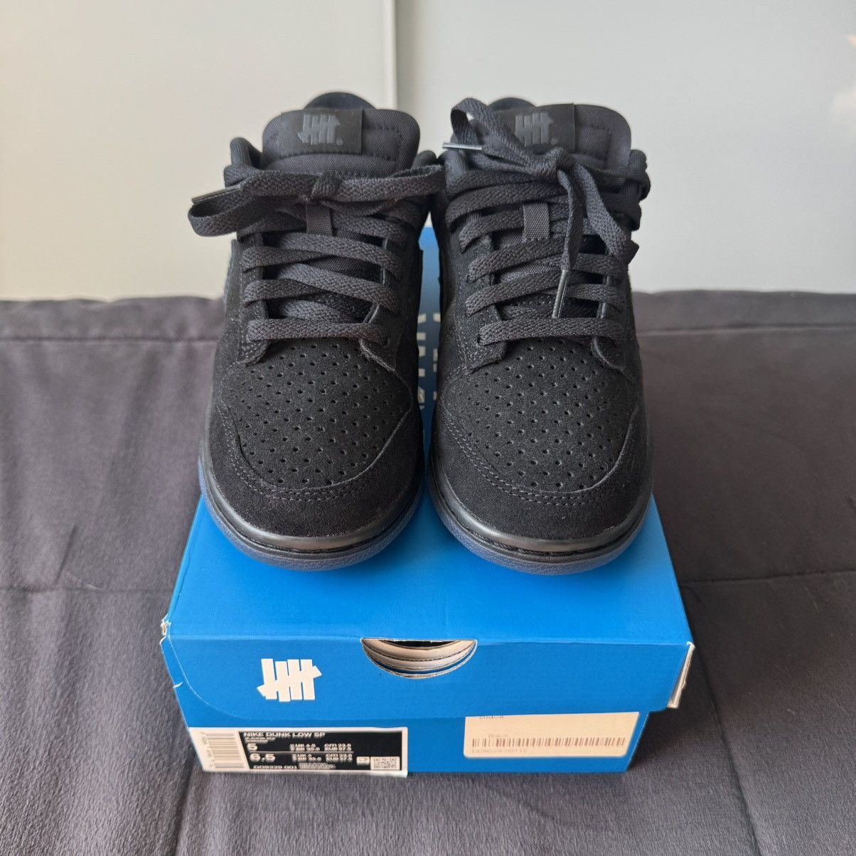 Nike × Undefeated Nike Dunk Low Undefeated 5 “On It Black” Size US 5 / EU 37 - 3 Thumbnail
