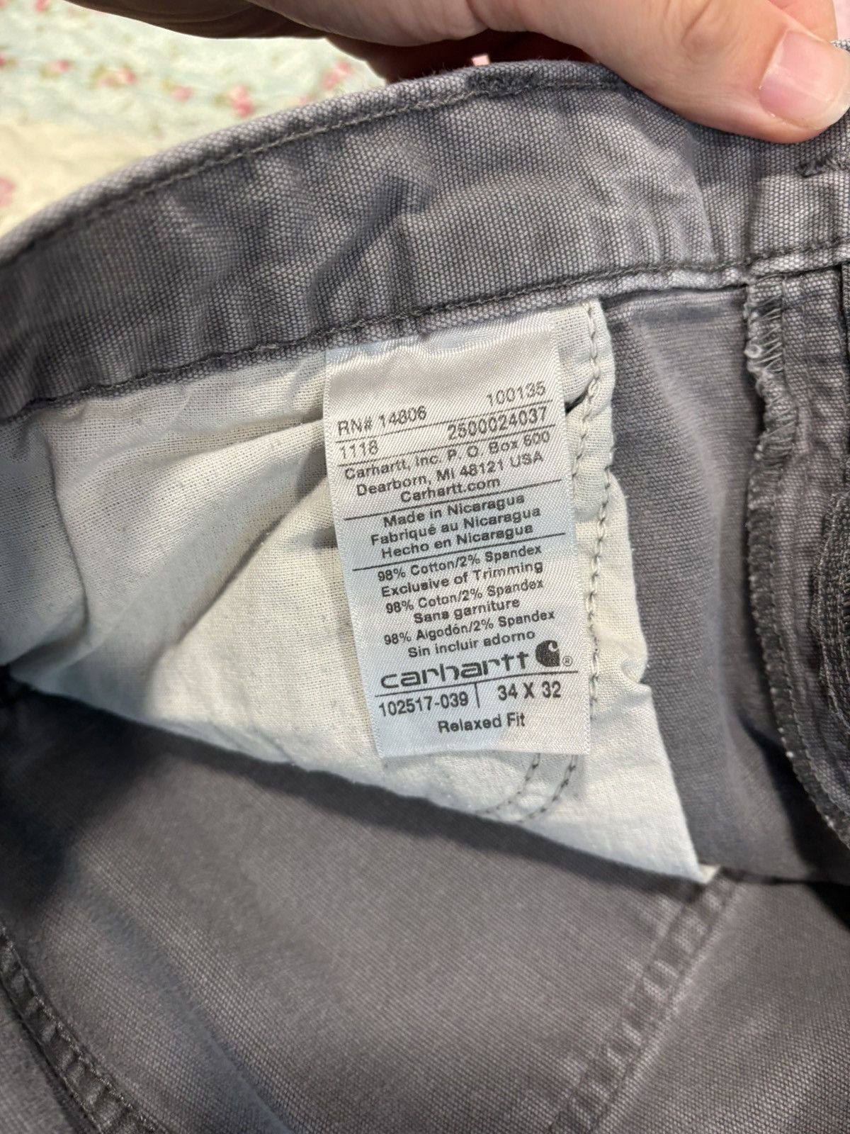 Carhartt 01’ Carhartt Relaxed Fit Workpants (Size 34x32 Size US 32 / EU 48 - 3 Thumbnail
