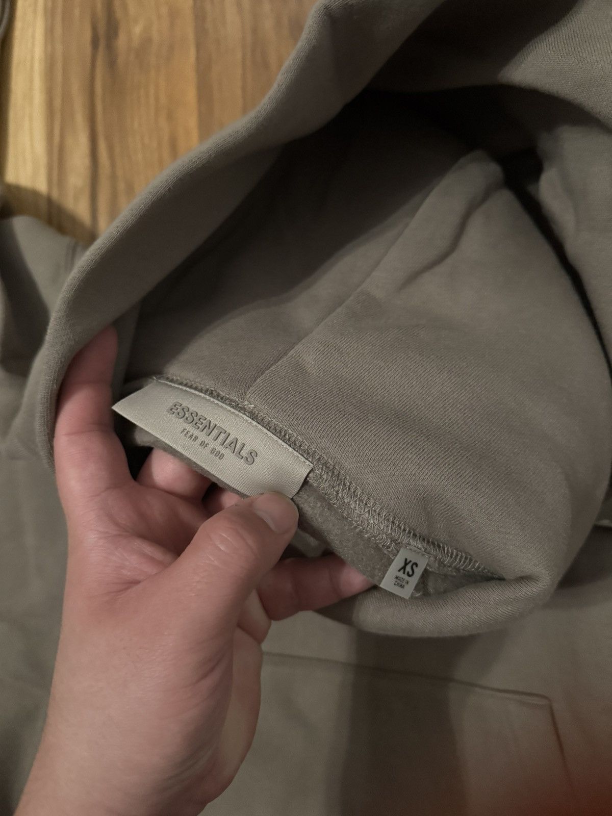 Fear of God Essentials Fear Of God “Desert Taupe hoodie” XS Size US XS / EU 42 / 0 - 4 Thumbnail