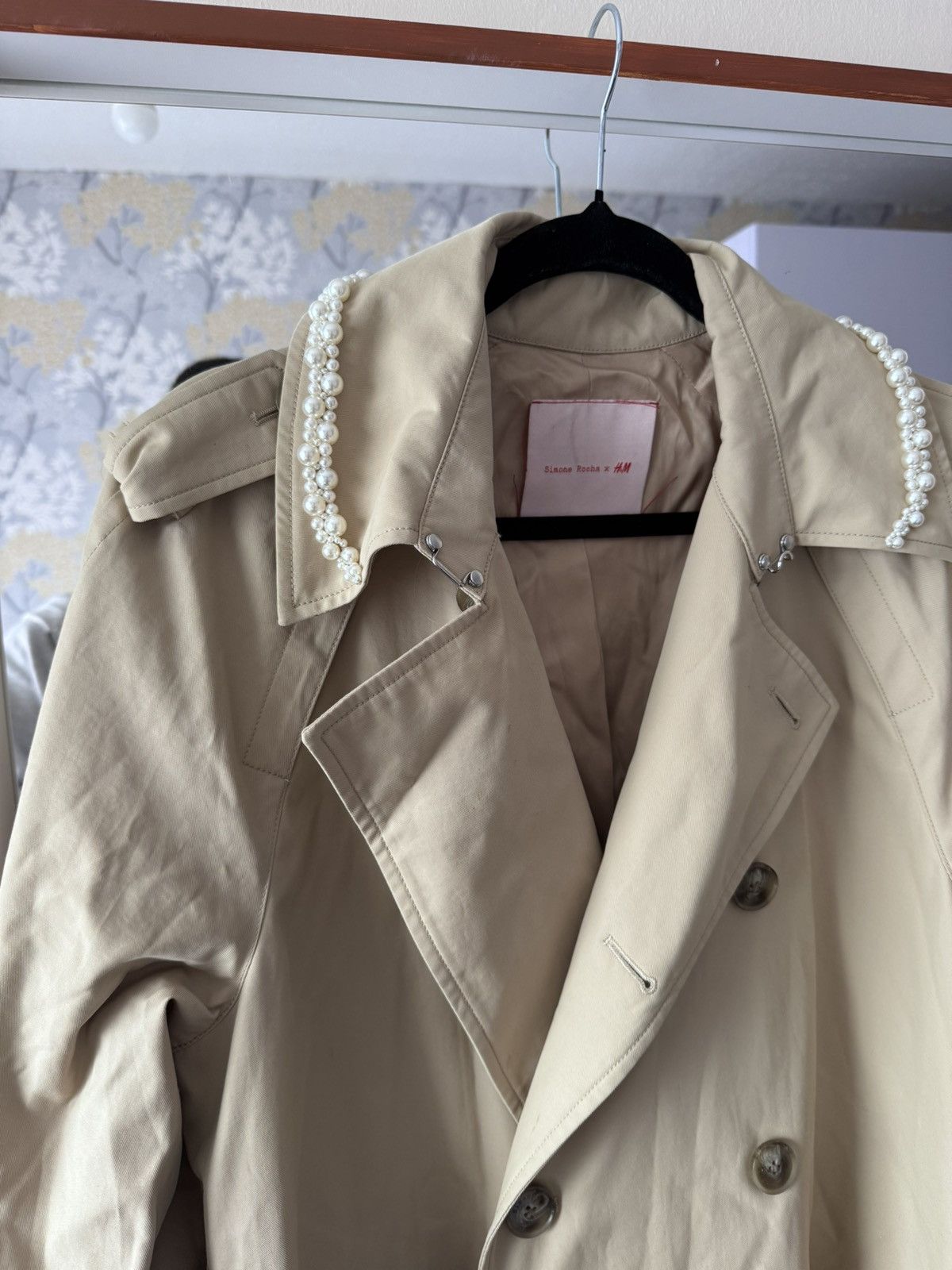 Simone Rocha Simonе Rocha H&M rare water-repellent coat with faux pearls Size M / US 6-8 / IT 42-44 - 3 Thumbnail