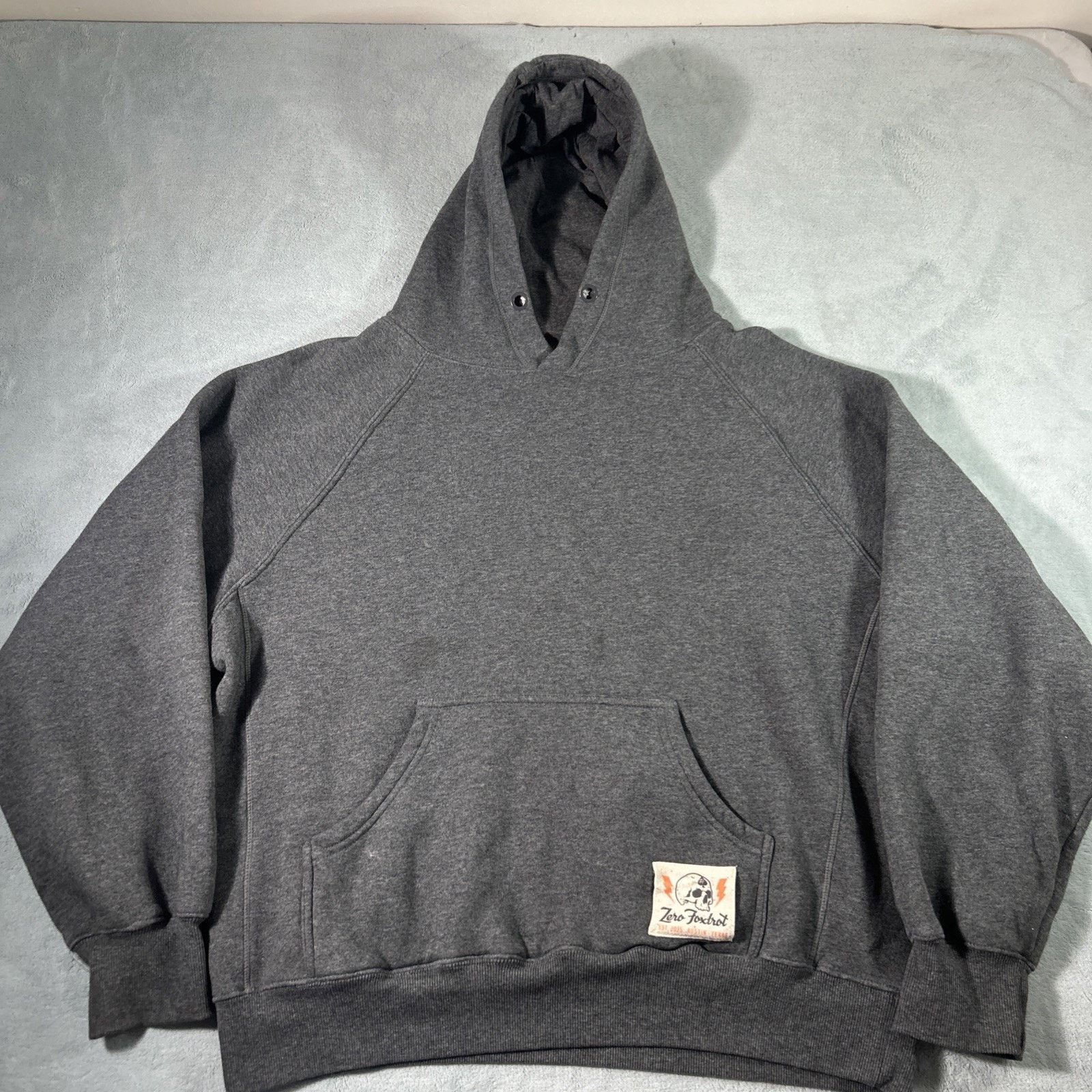JNCO Zero Foxtrot Baggie Hoodie Mens XL Pullover Loose Lined Hood Size US XL / EU 56 / 4 - 2 Thumbnail