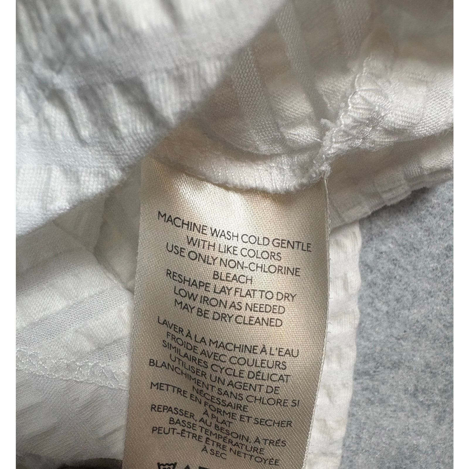 Other Maeve Anthropologie White Textured Tank Top Medium #0552 Size M / US 6-8 / IT 42-44 - 5 Thumbnail