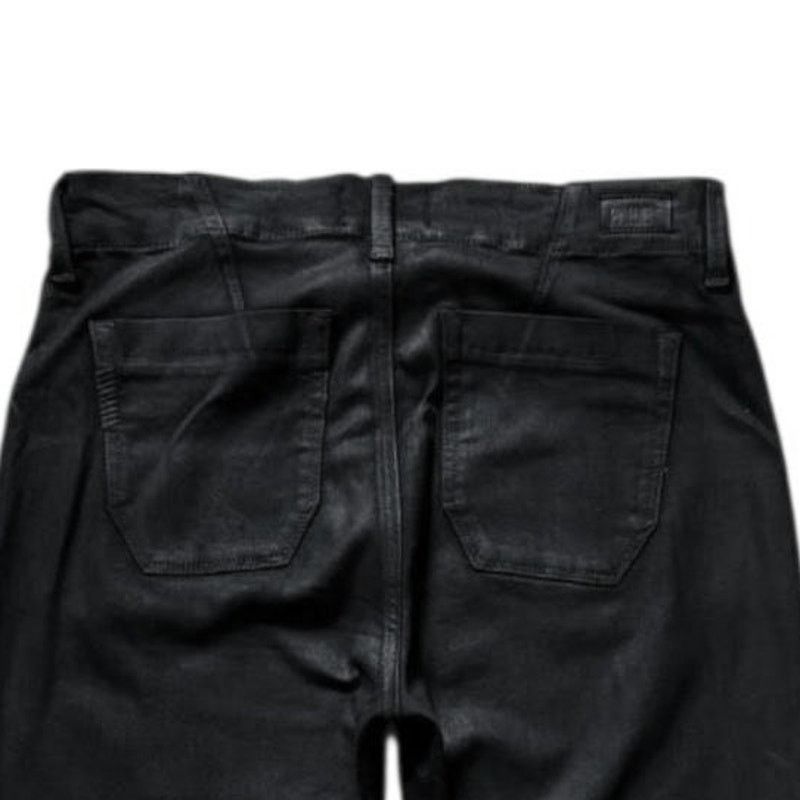 Paige Paige Black Waxed Pants | Size 27 Size 27" / US 4 / IT 40 - 4 Thumbnail