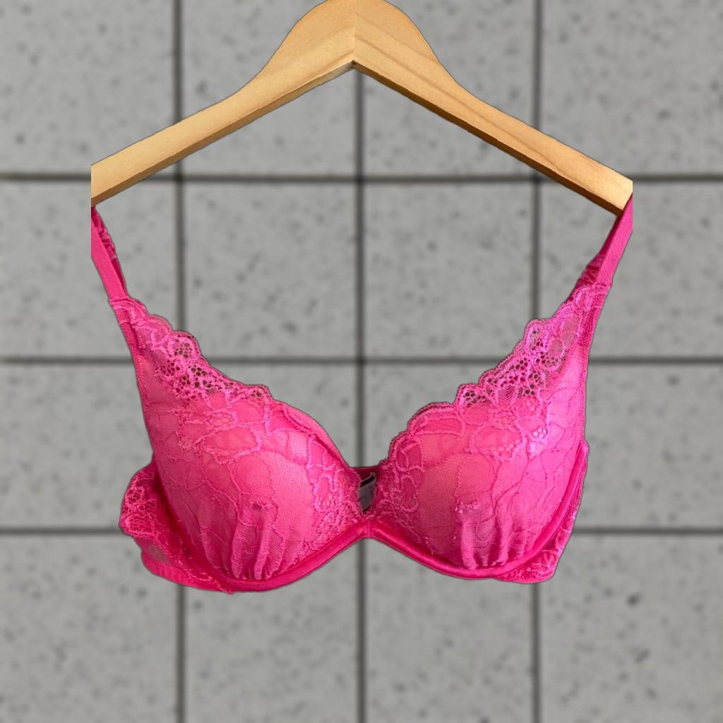 Victoria's Secret Victoria Secret Plunge Bra Pink Size 34C Size ONE SIZE - 1 Thumbnail