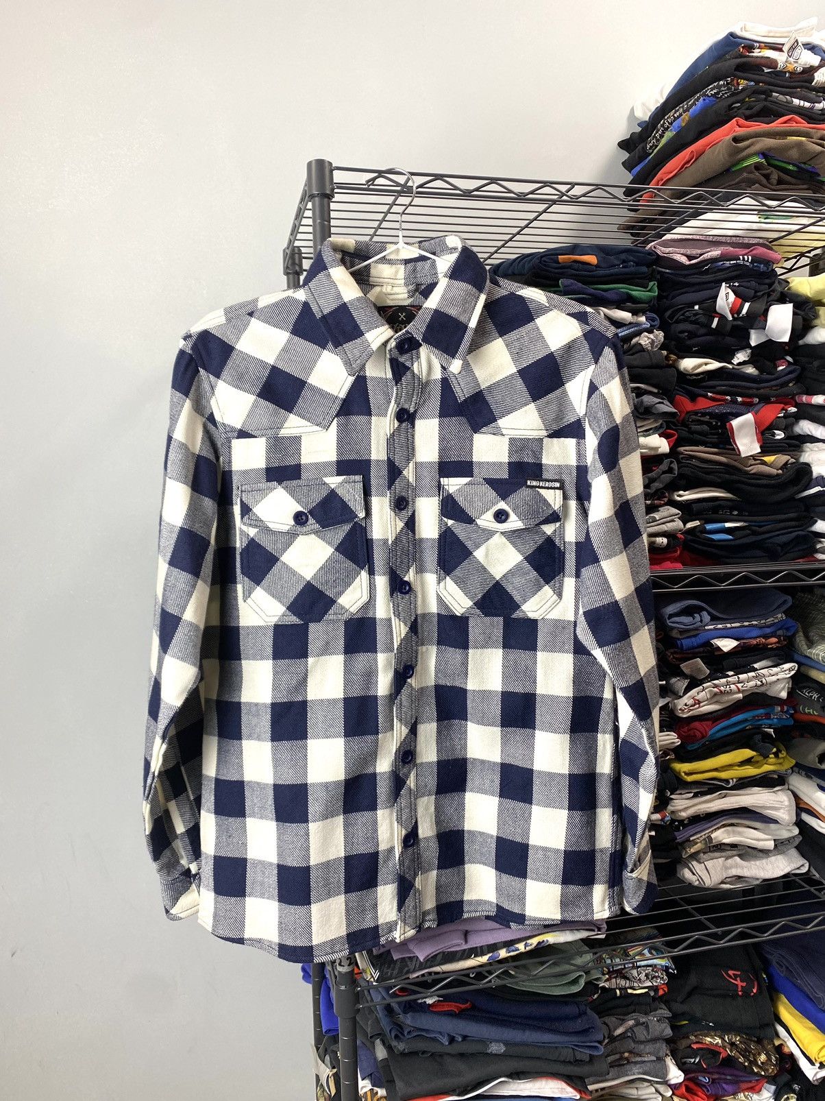 West Coast Choppers King Kerosin Los Angeles Tuning Choppers Flannel West Coast Size US S / EU 44-46 / 1 - 2 Thumbnail