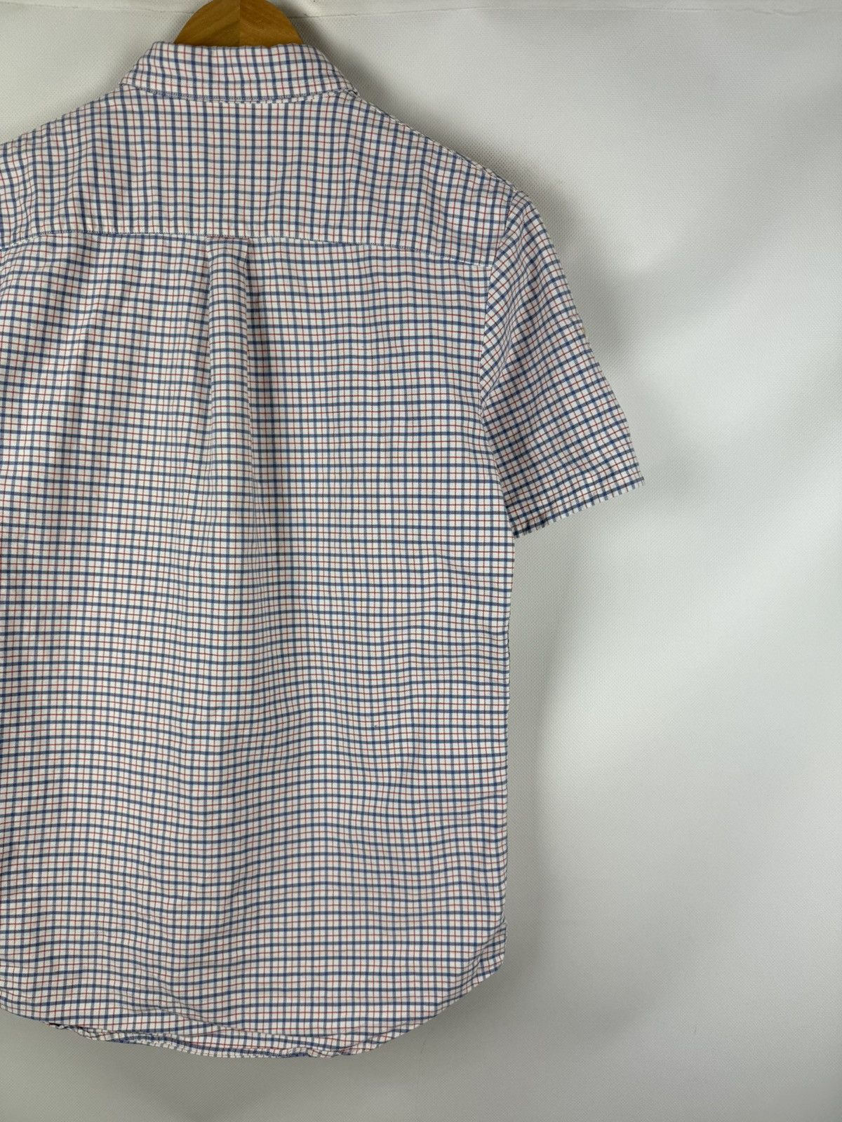 A.P.C. A.P.C. Short Sleeve Cotton Plaid Button Up Classic Shirt Size US S / EU 44-46 / 1 - 16 Thumbnail