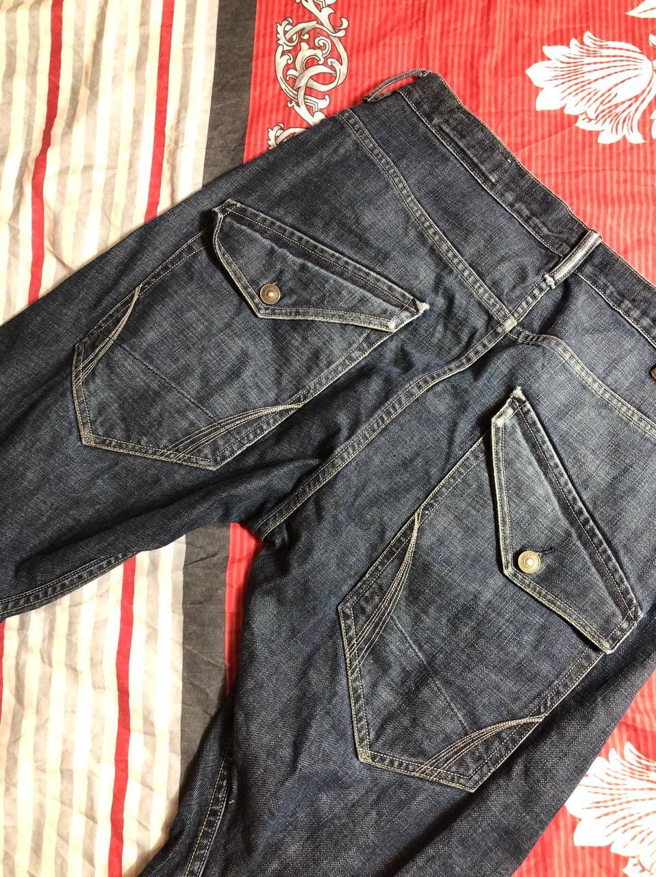 Allsaints Dirty Painted Distressed Thrashed Faded Baggy Jeans Y2K Size US 32 / EU 48 - 18 Thumbnail