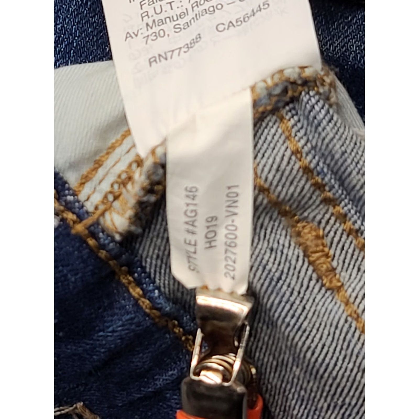 Madewell Madewell Jeans Women’s Size 27 Slim Mid Rise Distressed Stretch 5-Pocket Denim Blue Jeans Women 30in Inseam Size 27" / US 4 / IT 40 - 5 Thumbnail
