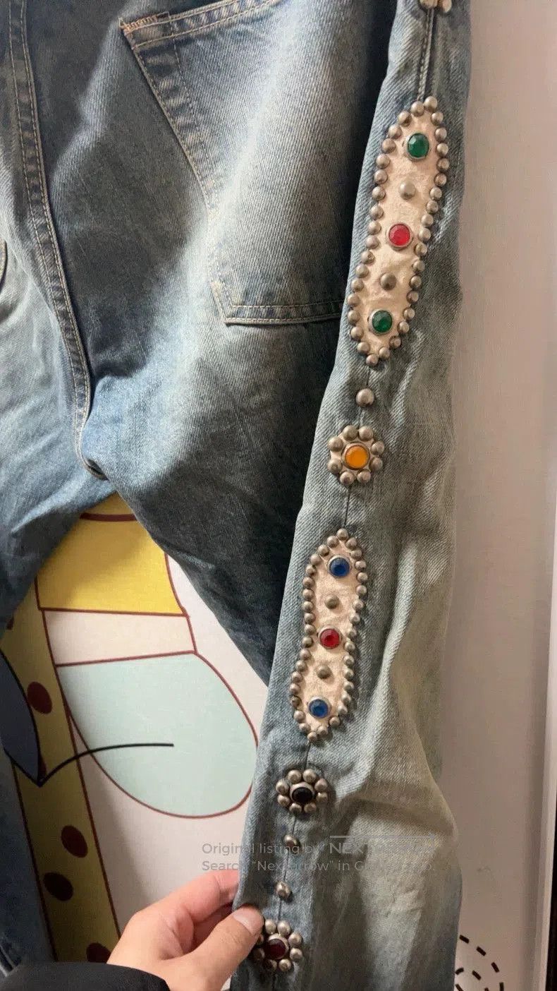 Kapital Kapital Gemstone Nissan jeans. Size US 36 / EU 52 - 4 Thumbnail
