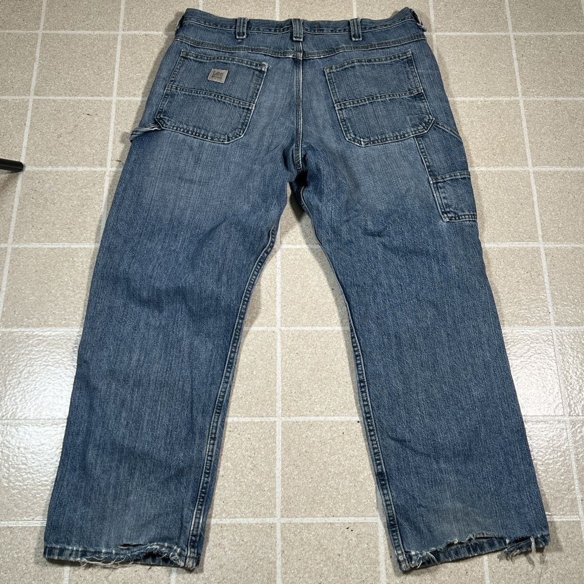 Lee Lee Jeans Loose Fit Carpenter Workwear Distress Pants Baggy Size US 36 / EU 52 - 1 Thumbnail
