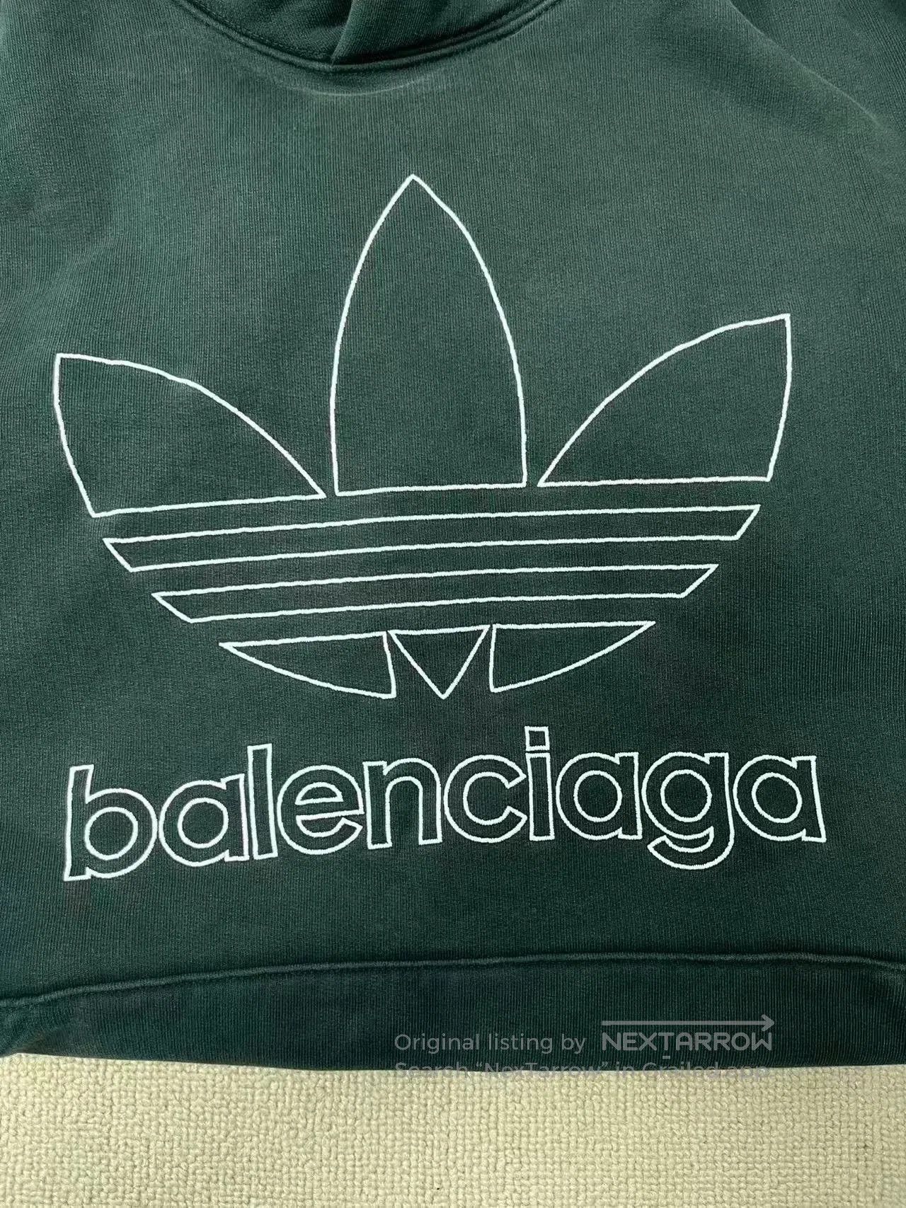 Balenciaga balenciaga x adidas logo hoodie unisex. Size US M / EU 48-50 / 2 - 3 Thumbnail