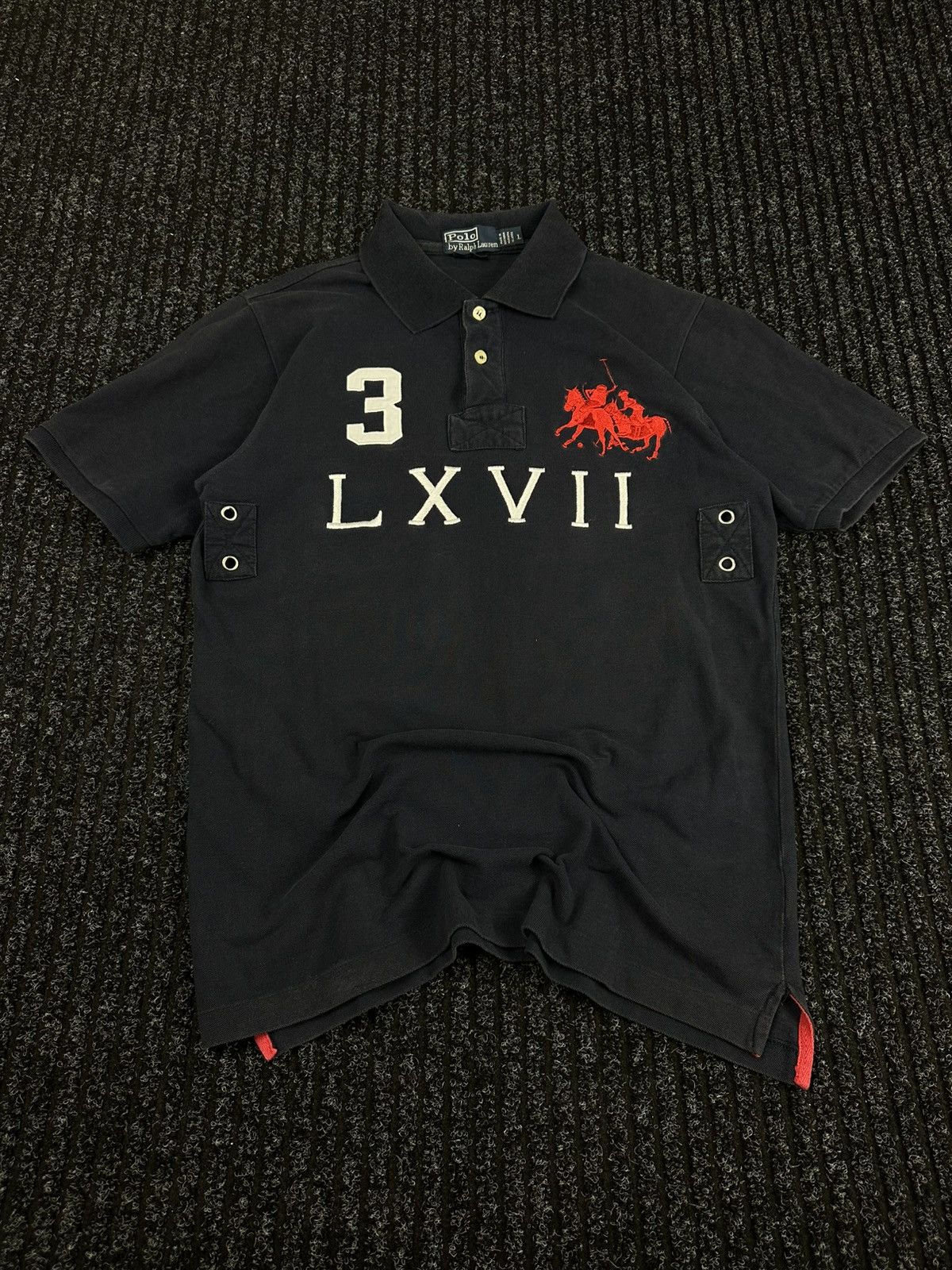 Vintage Polo Ralph Lauren Chief Keef #3 Polo Shirt Washed