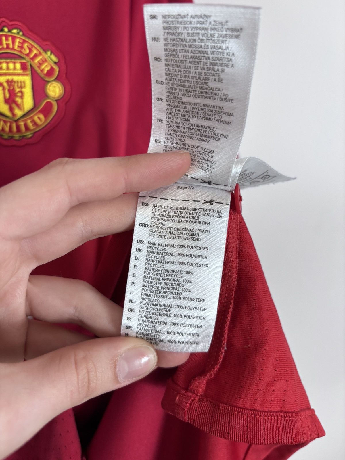 Adidas Adidas Manchester United 2017/2018 Home Soccer Jersey Shirt Size US L / EU 52-54 / 3 - 17 Thumbnail