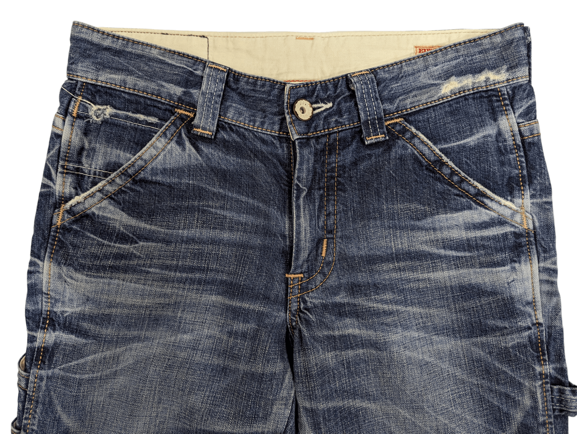 Edwin VINTAGE EDWIN CARPENTER JEANS Size 32" / US 10 / IT 46 - 3 Thumbnail