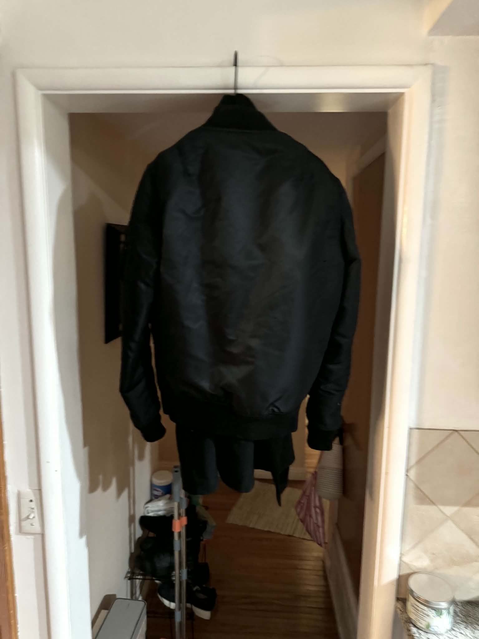 Alpha Industries Rare Japanese Black Double Zip Asymmetric Newish Size US M / EU 48-50 / 2 - 3 Thumbnail