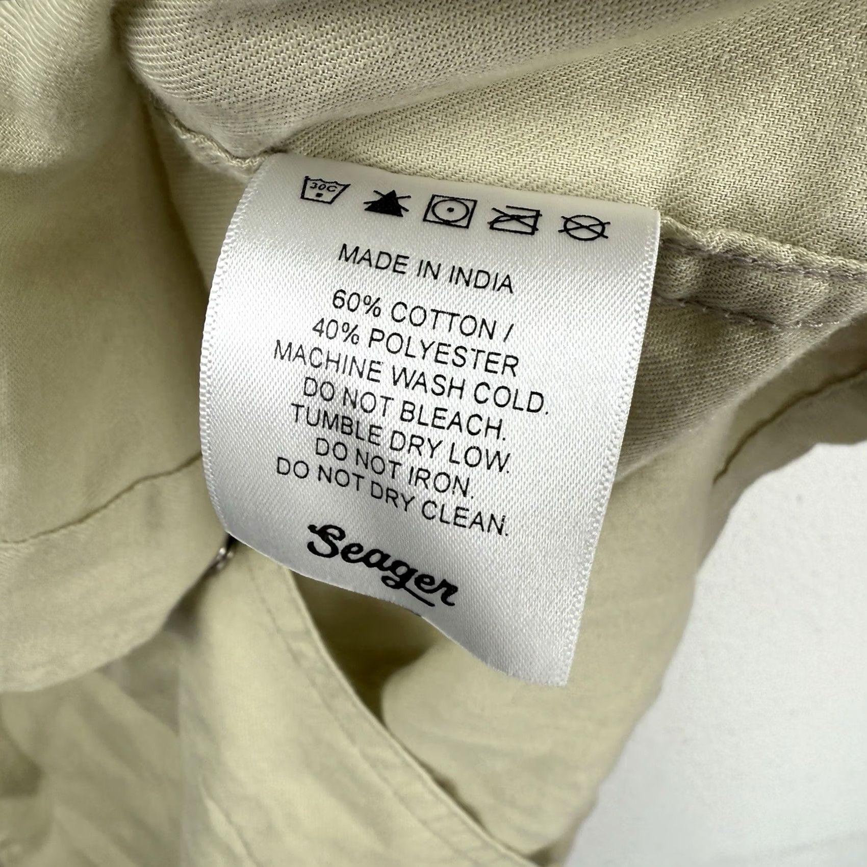 Vintage VINTAGE Seager Grit Co Shirt Mens Small Short Sleeve Button Down Beige Amarillo Western Size US S / EU 44-46 / 1 - 6 Thumbnail