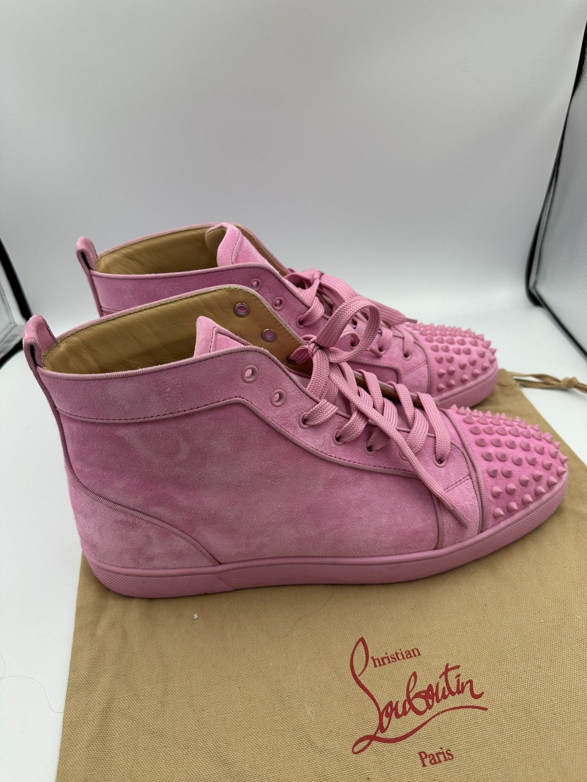Christian Louboutin Christian Louboutin High Top Sneakers Size US 13 / EU 46 - 4 Thumbnail