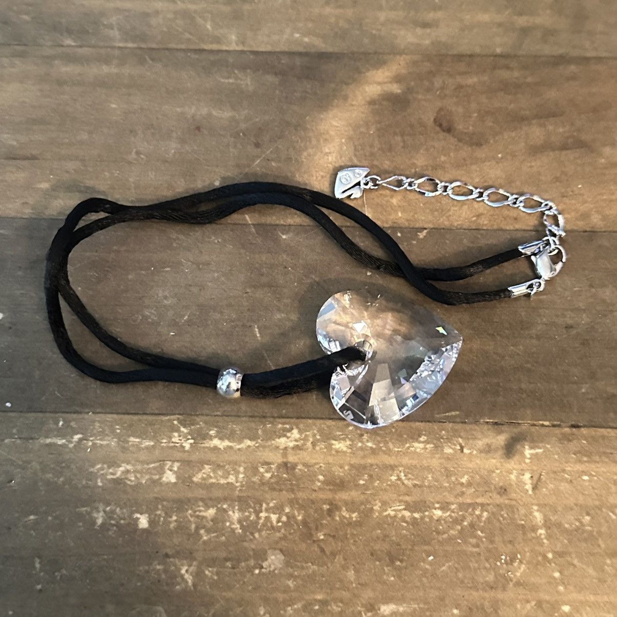 Swarovski Swarovski crystal heart pendant cord necklace Size ONE SIZE - 2 Thumbnail