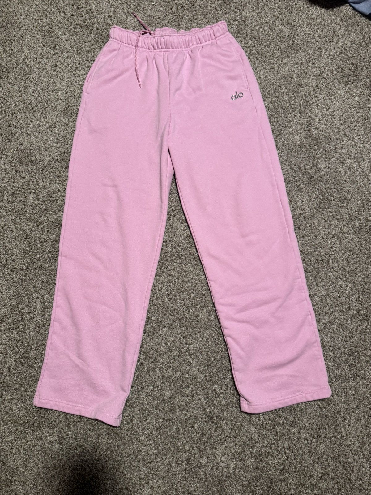 Alo Mens Candy Heart Pink Alo Sweatpants Size Small Size US 30 / EU 46 - 2 Thumbnail