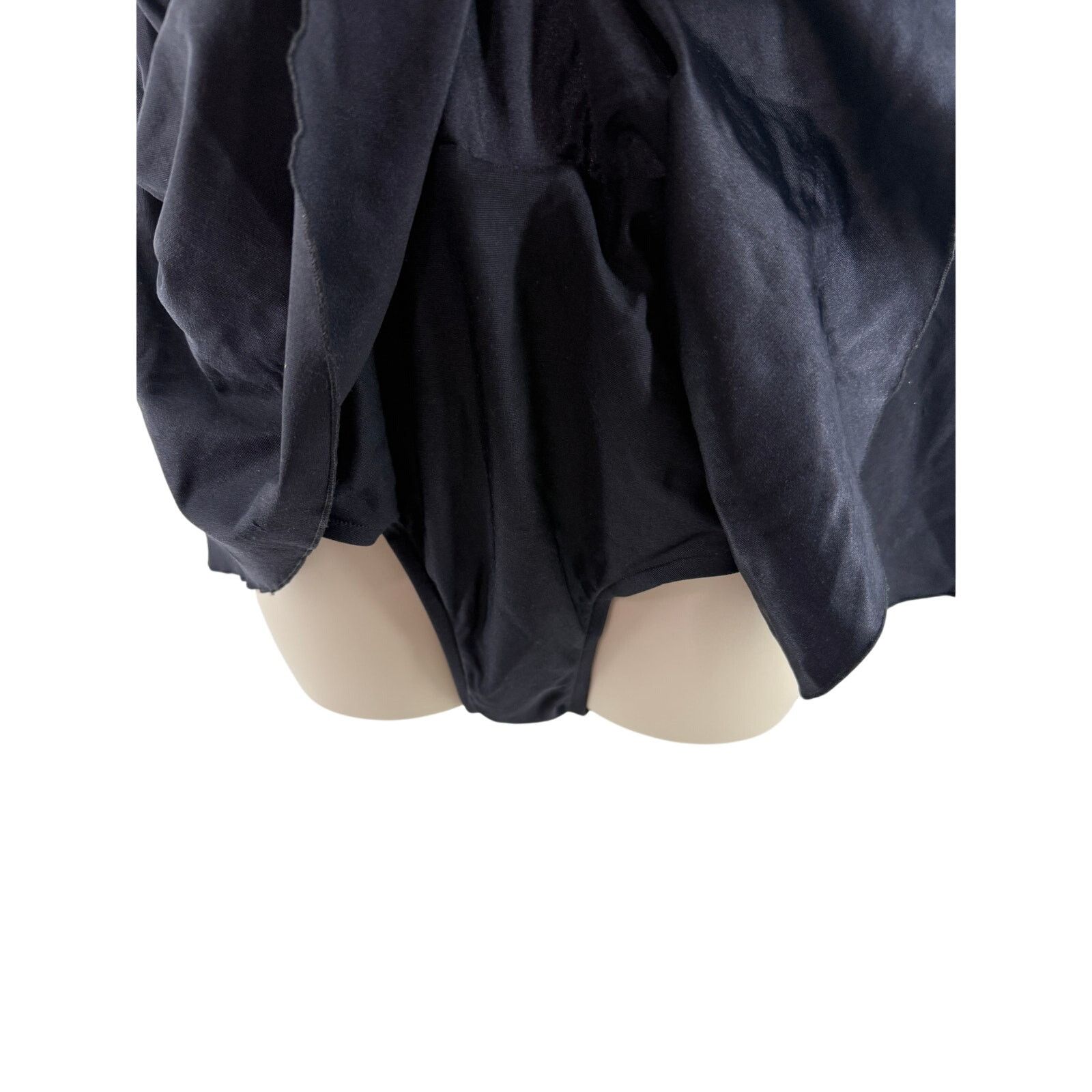 Basic Editions Vintage Basic Editions Swimsuit One Piece Black Skirt 20W Size ONE SIZE - 3 Thumbnail