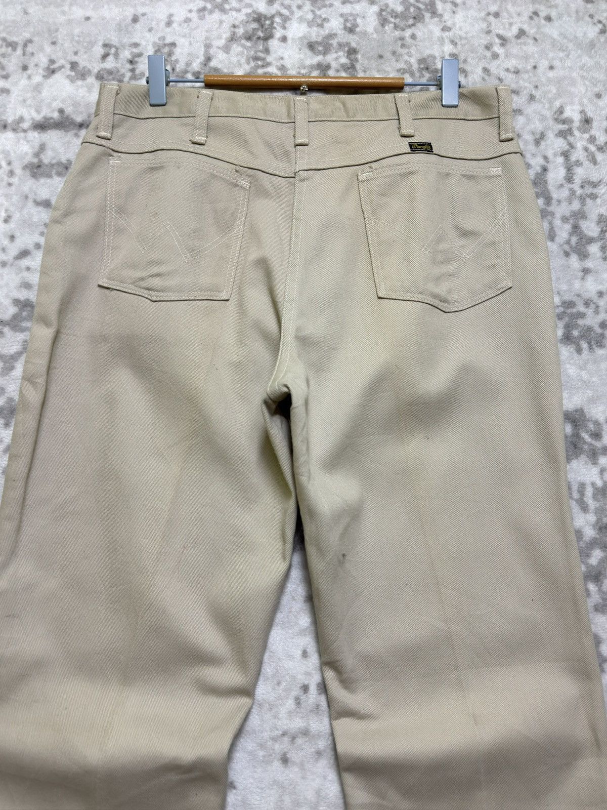 Wrangler Vintage Wrangler Sta-Prest Bootcut Flare Pants 70s Talon Zip Size US 33 - 9 Thumbnail
