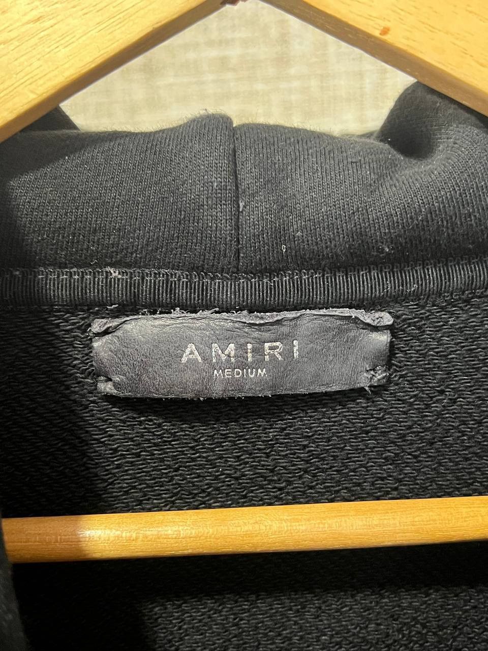 Amiri AMIRI BLACK LOGO HOODIE Size US M / EU 48-50 / 2 - 3 Thumbnail