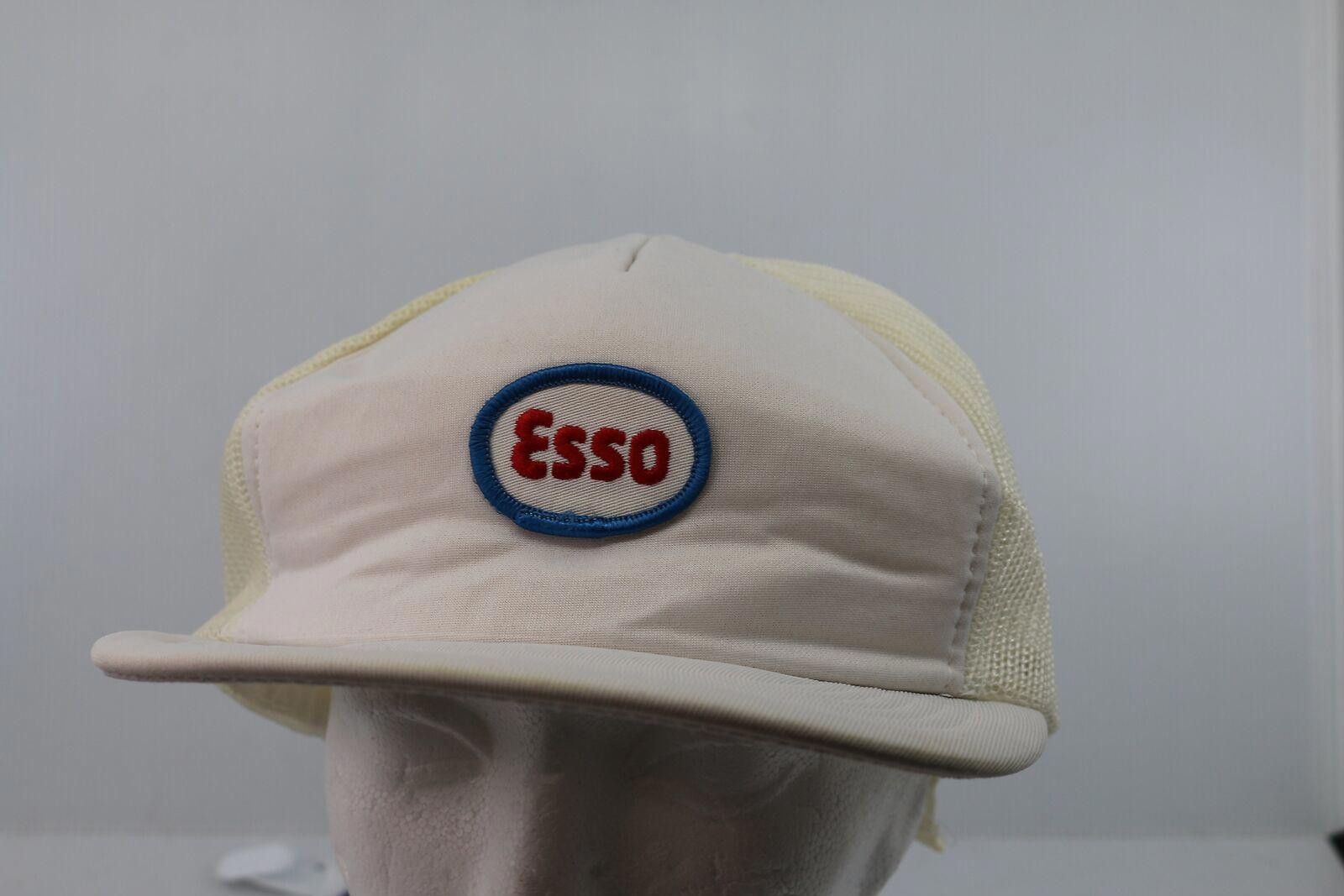 Other Esso Trucker Hat foam Vintage Hat Adjustabl Cap embroid logo Size ONE SIZE - 1 Thumbnail