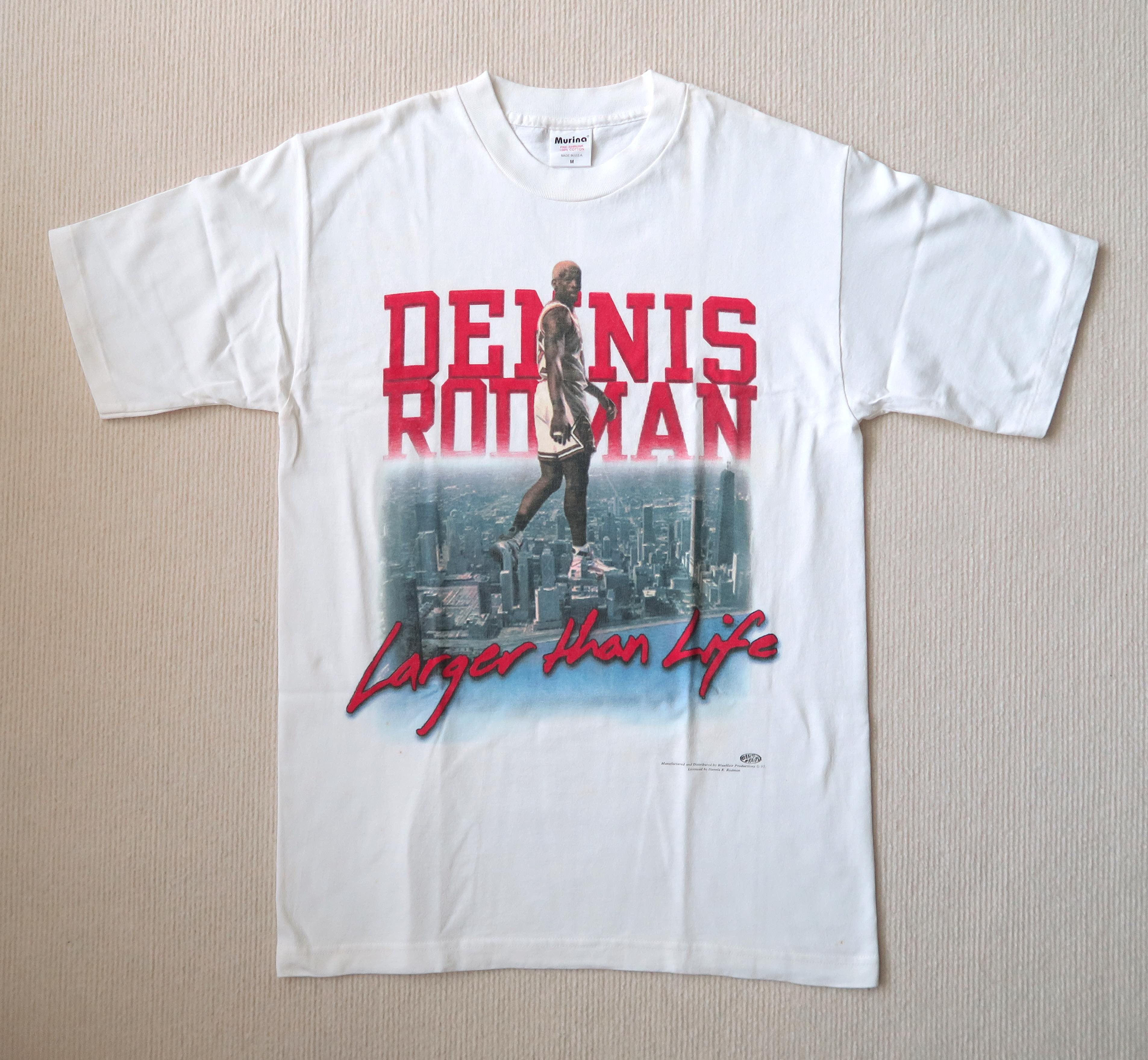 Other Dennis Rodman 'Larger Than Life' Skyline Bulls T-Shirt Size US M / EU 48-50 / 2 - 1 Thumbnail