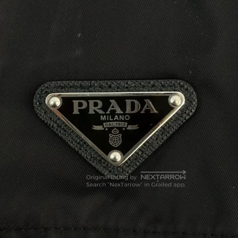 Prada Prada Black metal triangle label nylon shorts Size 24" / US 00 / IT 34 - 8 Thumbnail