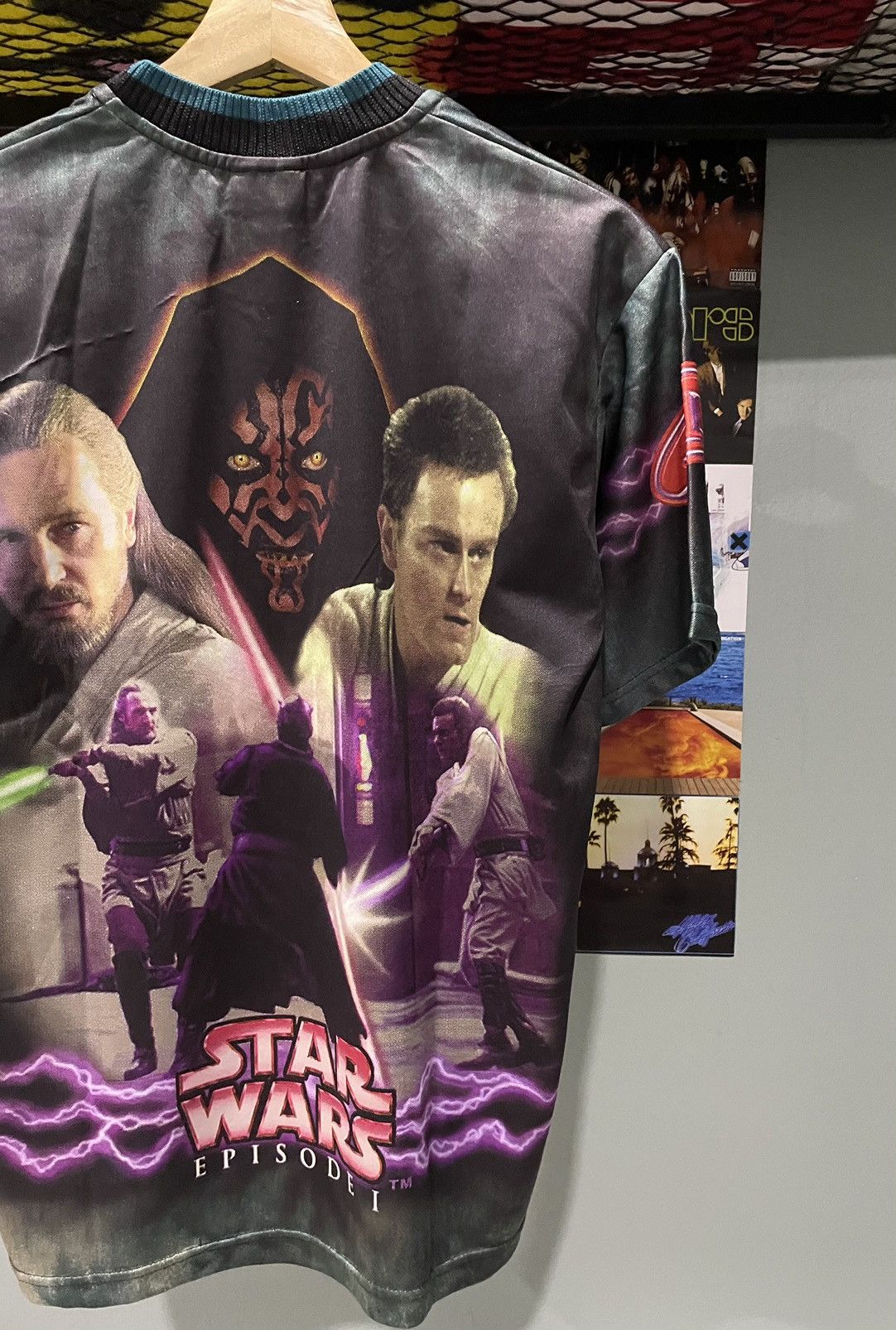 Star Wars Rare Vtg Star Wars Darth Maul AOP Size US S / EU 44-46 / 1 - 11 Thumbnail