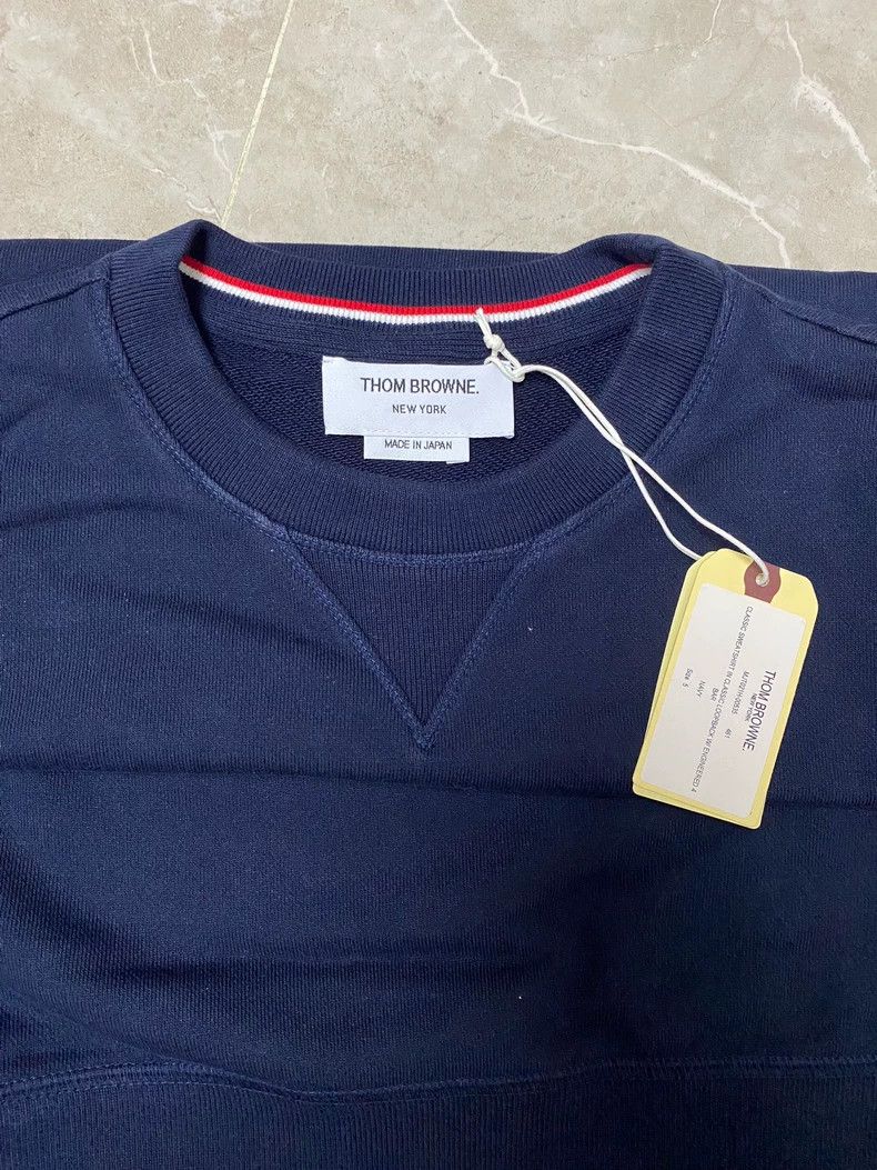 Thom Browne Thom Browne size5 Classic four stripe round neck hoodie Size US XXL / EU 58 / 5 - 3 Thumbnail