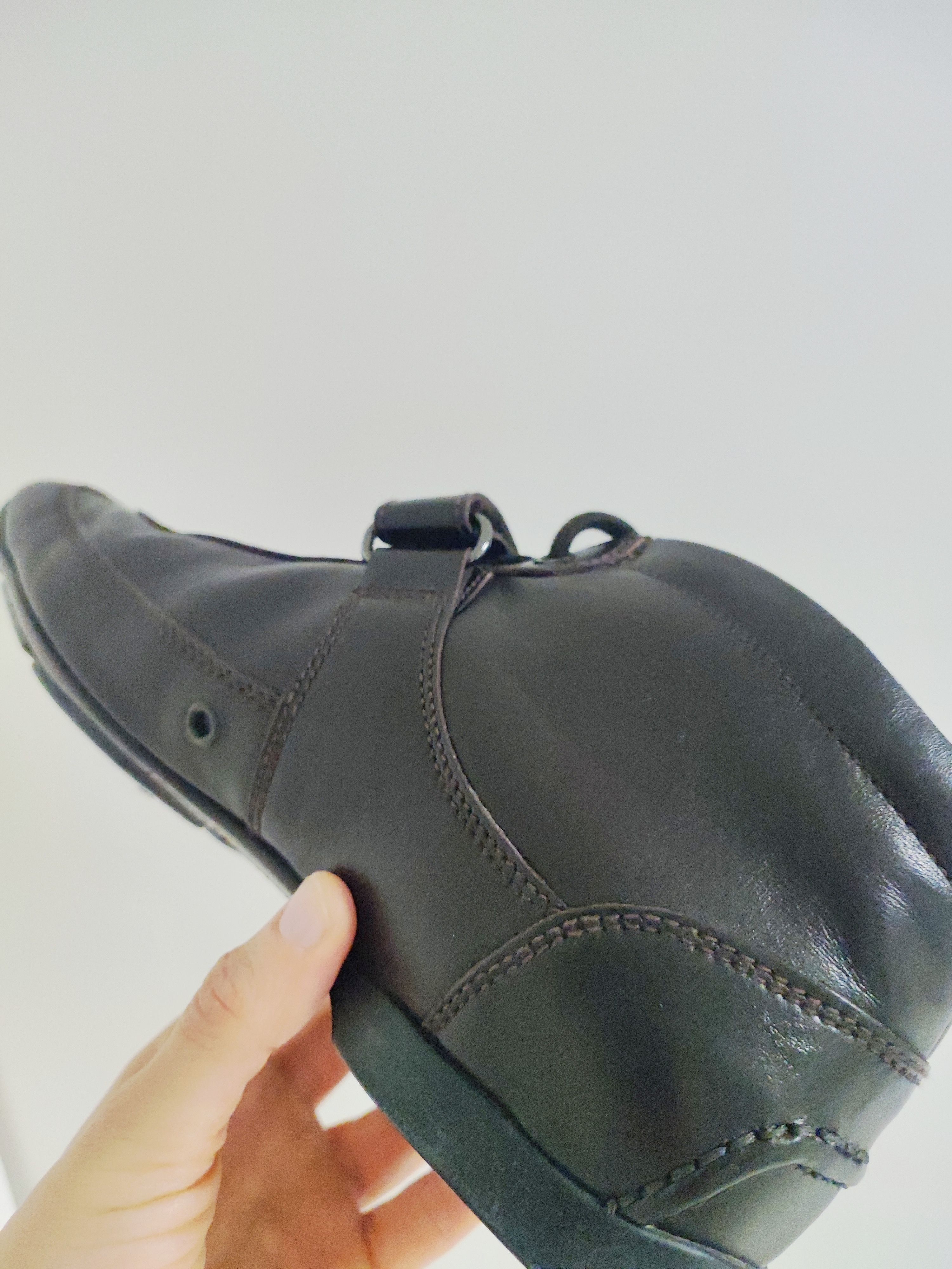 Prada Prada Leather brown Ankle Boots – Size 5.5 (39) Size US 6 / EU 39 - 3 Thumbnail