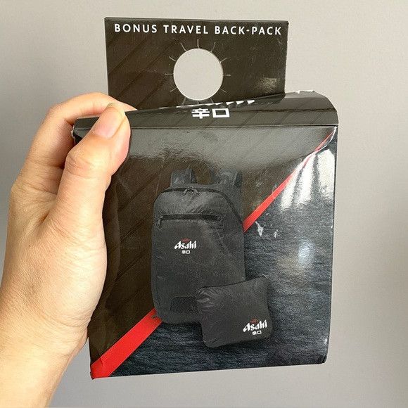 Asahi Asahi Black Travel Daypack Backpack - packable! Size ONE SIZE - 2 Thumbnail