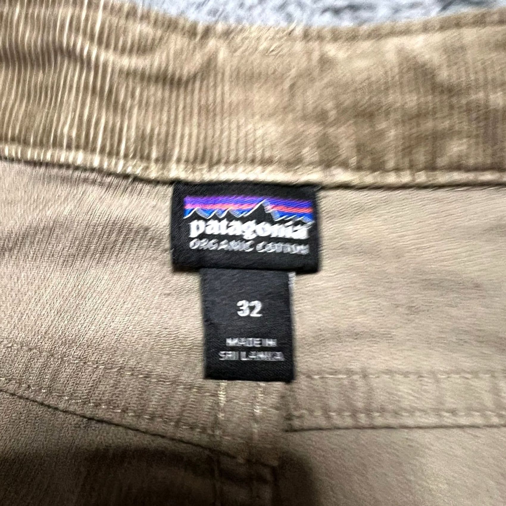 Patagonia Patagonia Pants Womens 32 Brown 36x31 Khaki Slim Corduroy Fitted Size 24" / US 00 / IT 34 - 6 Thumbnail