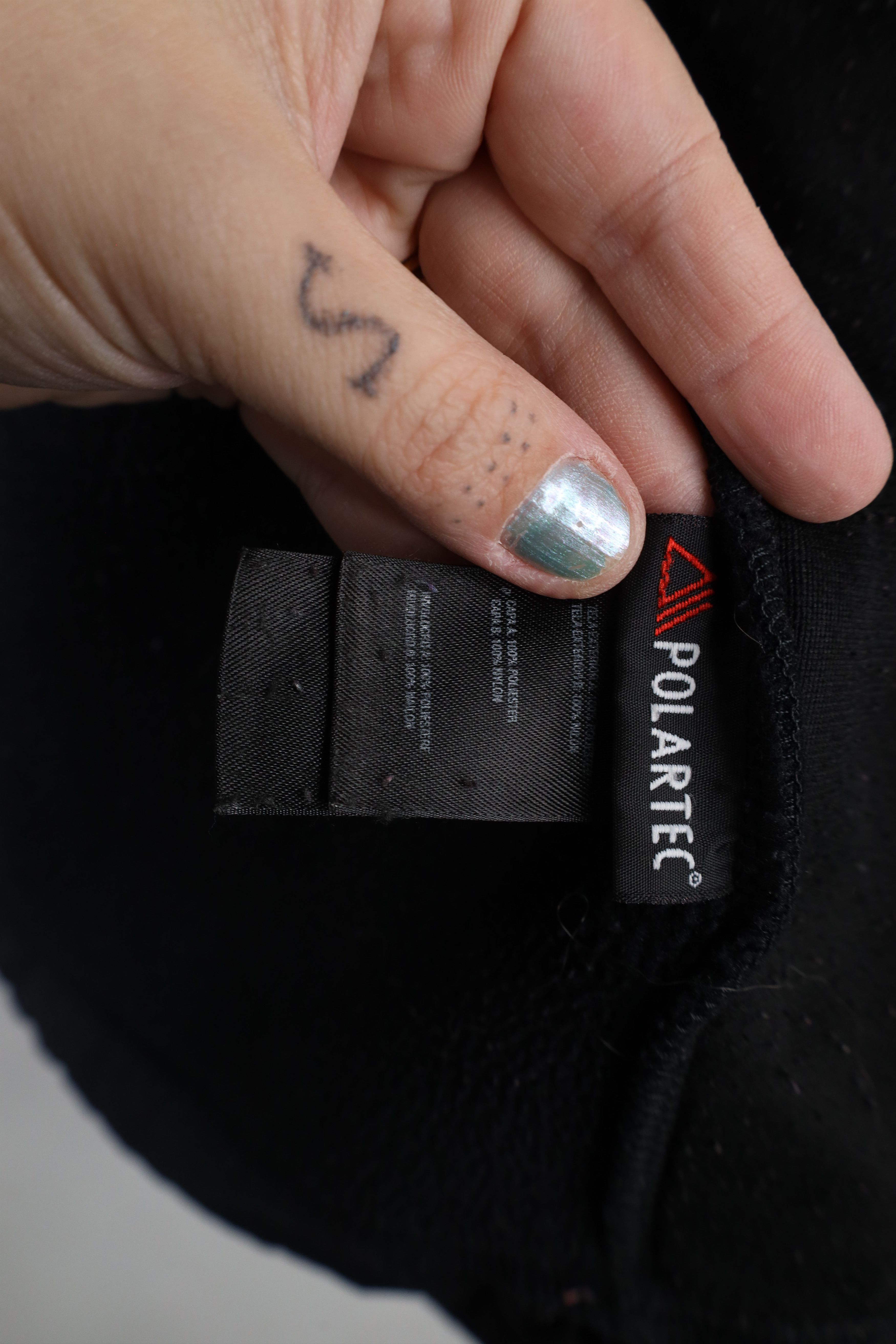 The North Face × Vintage Vintage The North Face Spell Out Denali Fleece Jacket Black Size US M / EU 48-50 / 2 - 10 Thumbnail