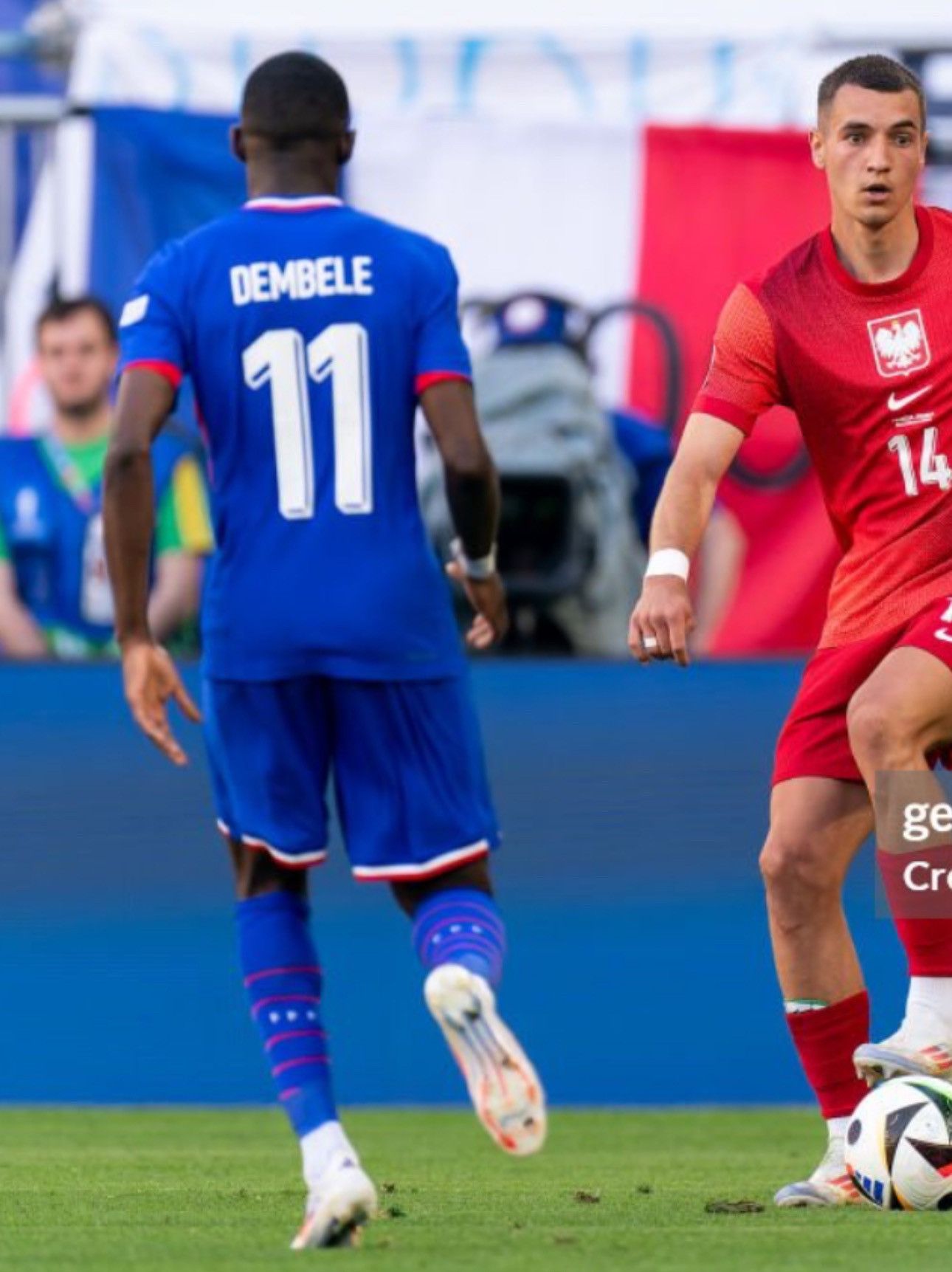 Adidas France Euro 2024 player issue home shirt #11 Dembele (Bnwt) Size US XL / EU 56 / 4 - 11 Thumbnail