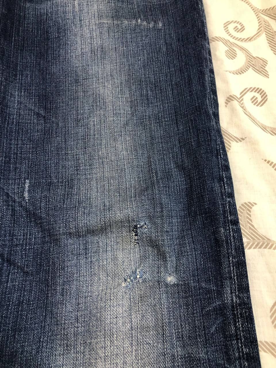 G-Star G-Star Raw Denim Jeans Straight Distressed Size US 34 / EU 50 - 4 Thumbnail
