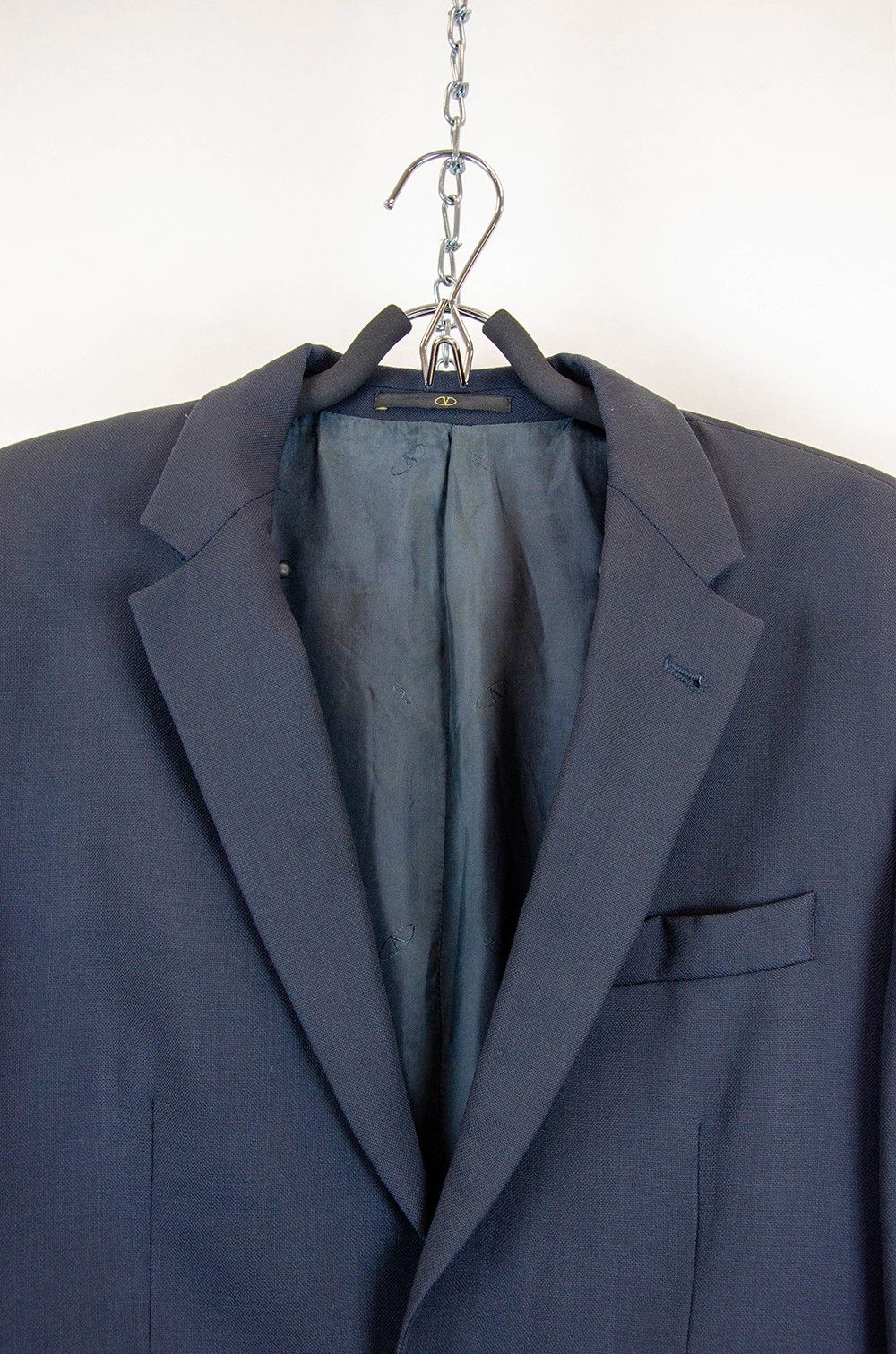 Valentino Valentino Uomo Navy Wool Blazer - Size 38R Size 38R - 8 Thumbnail