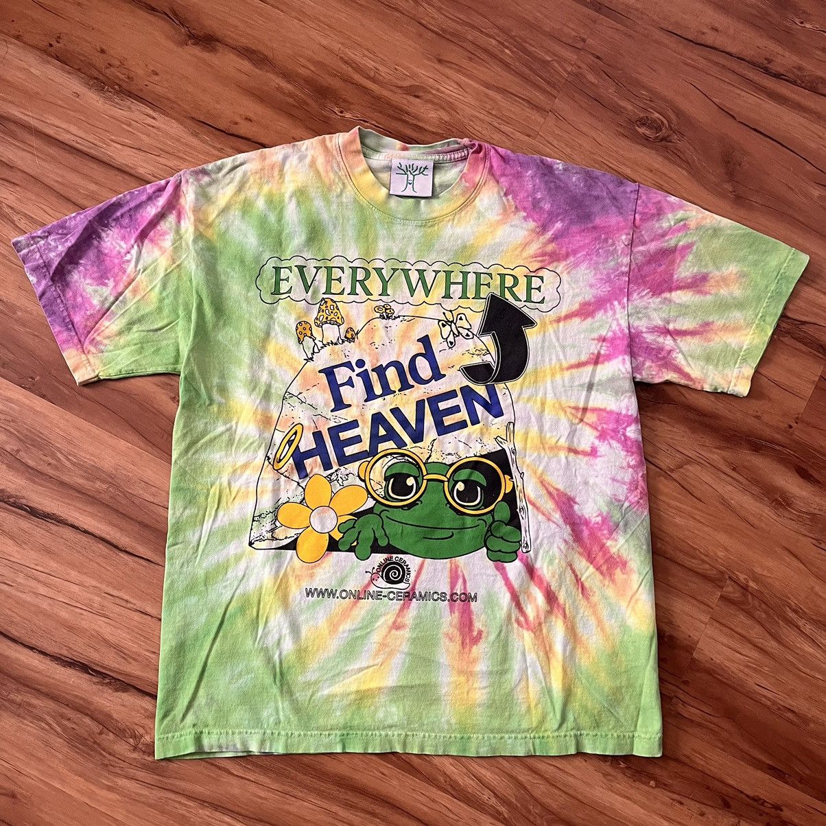 Other Crazy Online Ceramics Heaven Mushroom Punk Casual Drug Tee Size US L / EU 52-54 / 3 - 2 Thumbnail