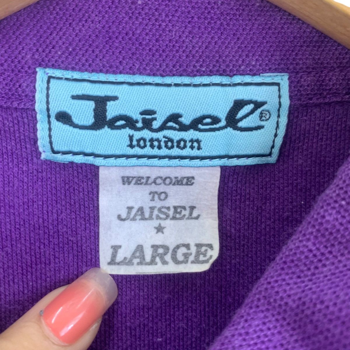 Vintage Vintage JAISEL LONDON CREST Logo Embroidered Polo Tee Shirt Size M / US 6-8 / IT 42-44 - 7 Thumbnail