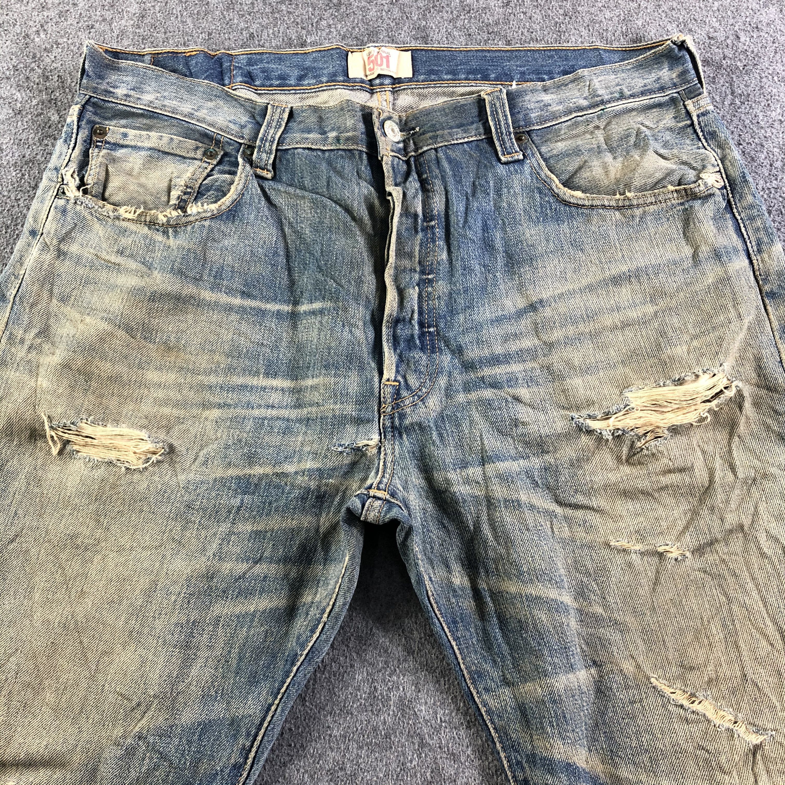Levi's Vintage Levis 501 Jeans-J3649 Size US 36 / EU 52 - 3 Thumbnail
