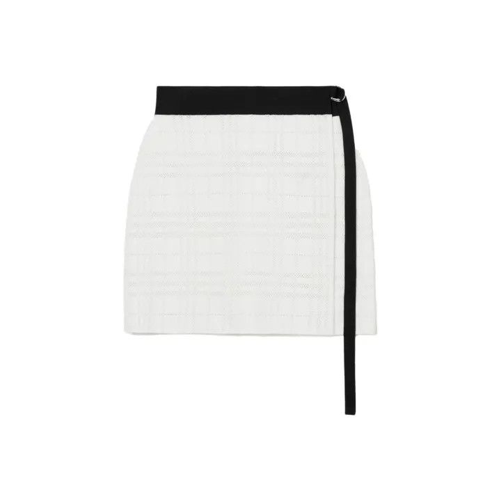 Burberry Burberry SS23 Color Block Mini Skirt 0079 Size 23" - 1 Thumbnail
