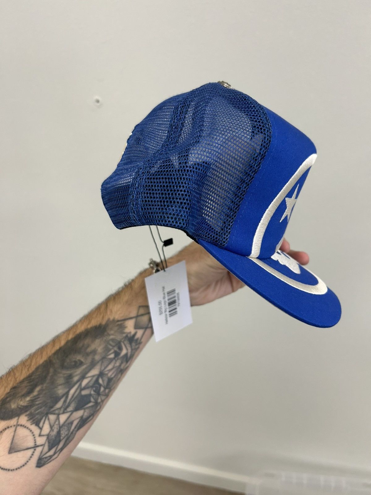 HELLSTAR Hellstar Big Logo Trucker Hat One Size Fits All Size ONE SIZE - 3 Thumbnail