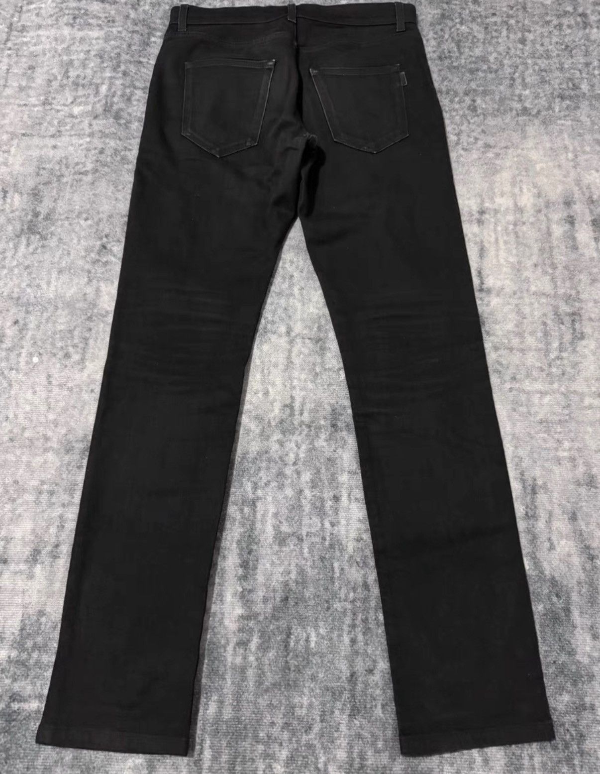 Saint Laurent Paris Saint Laurent 18FW "Cat Paw" Distressed Basic Denim Jeans Size US 30 / EU 46 - 2 Thumbnail