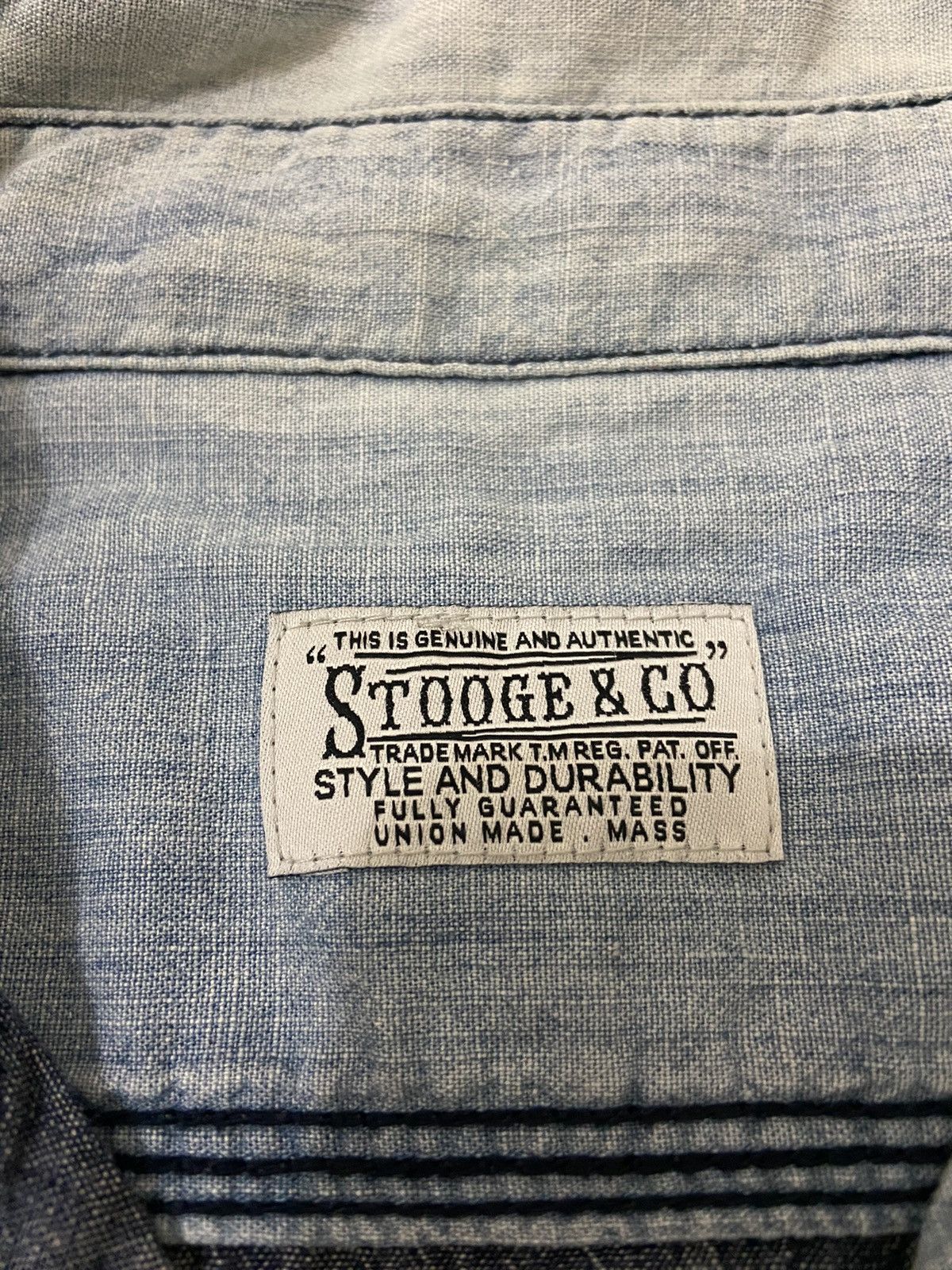 Hysteric Glamour × If Six Was Nine × Japanese Brand stooge & co capital style long denim shirt Size US L / EU 52-54 / 3 - 7 Thumbnail