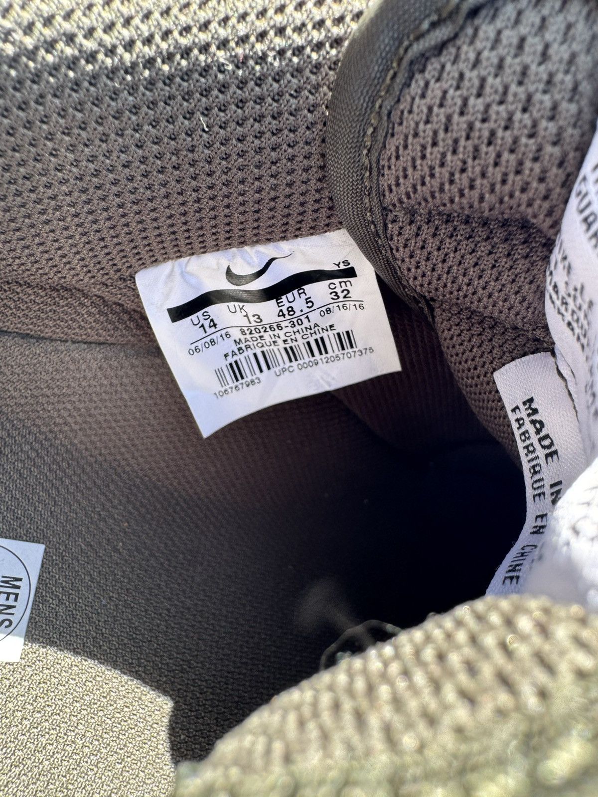 Nike Air Force 1 Cargo White/ White-Cargo Khaki Size US 14 / EU 47 - 10 Thumbnail
